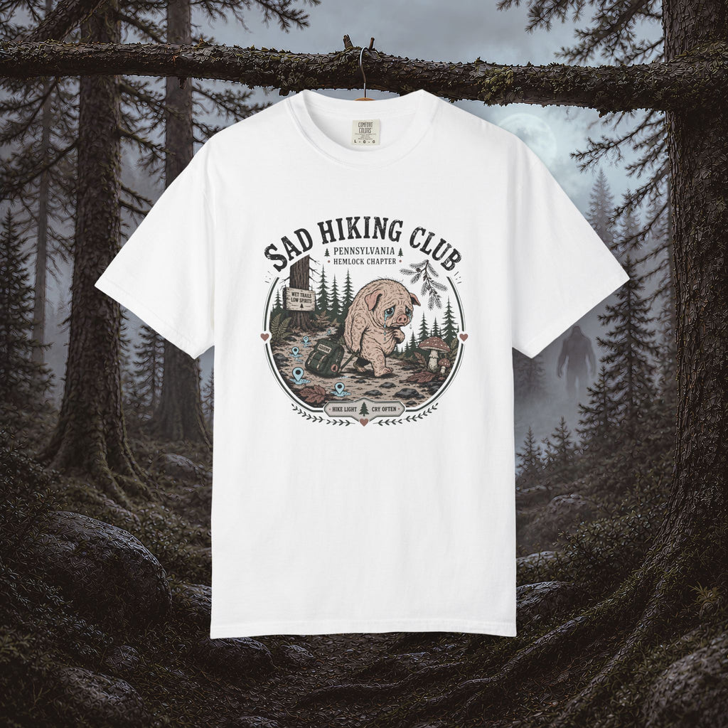 Squonk Sad Hiking Club T-Shirt — Vintage Mountain Camping Tee