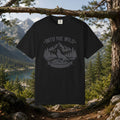 Into the Wild Wolf T-Shirt — Mountain Camping Adventure Tee