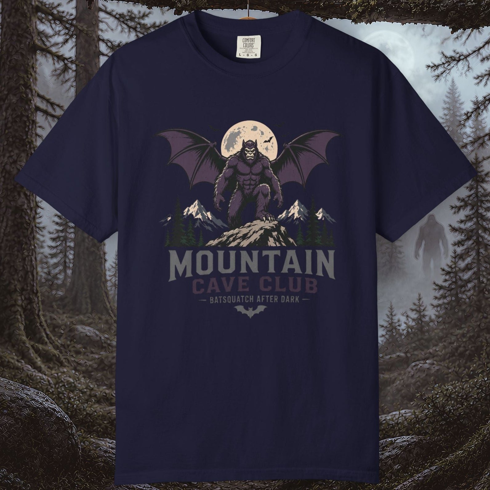 Batsquatch Mountain Cave Club T-Shirt