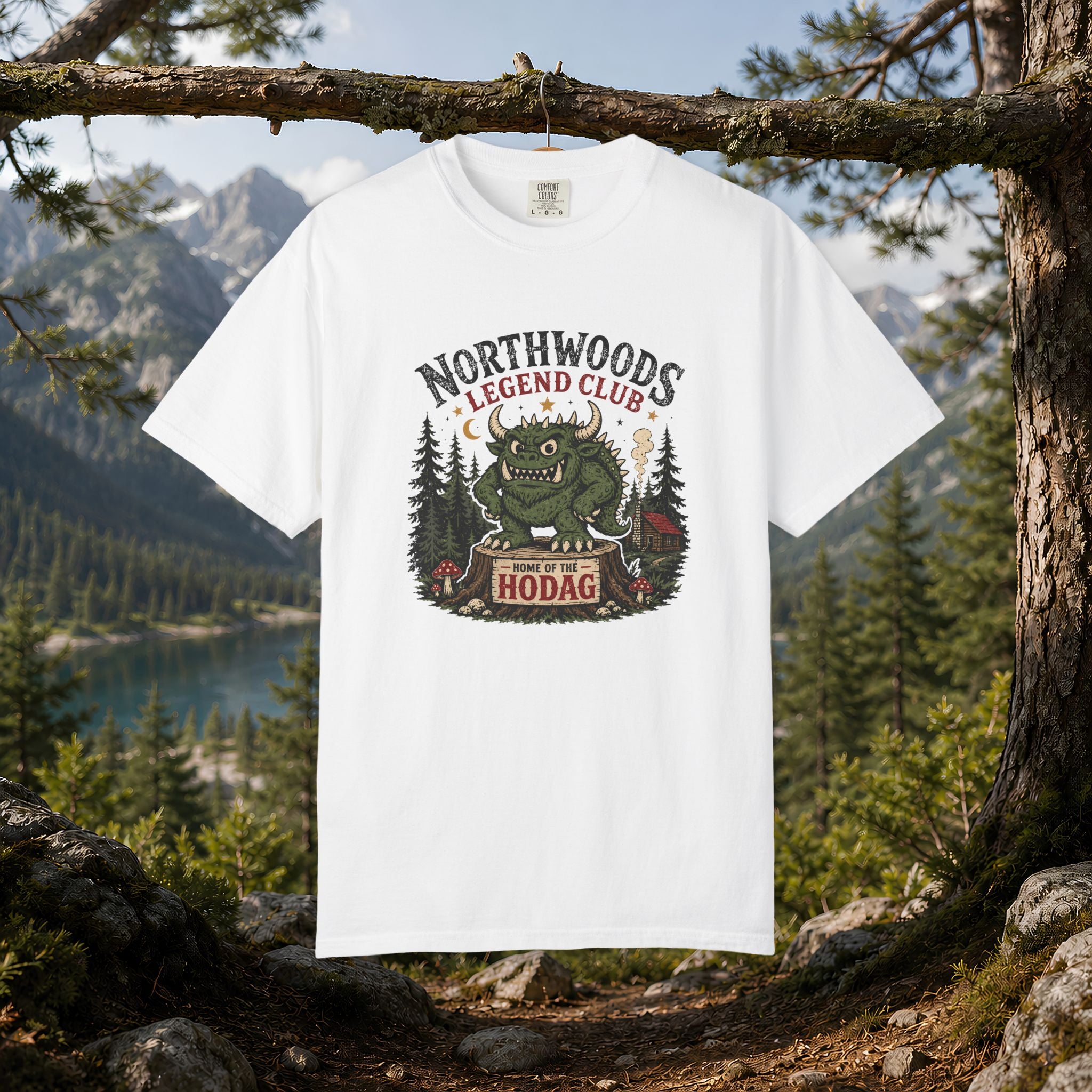 Northwoods Legend Club T-Shirt — Hodag Forest Monster Outdoor Tee
