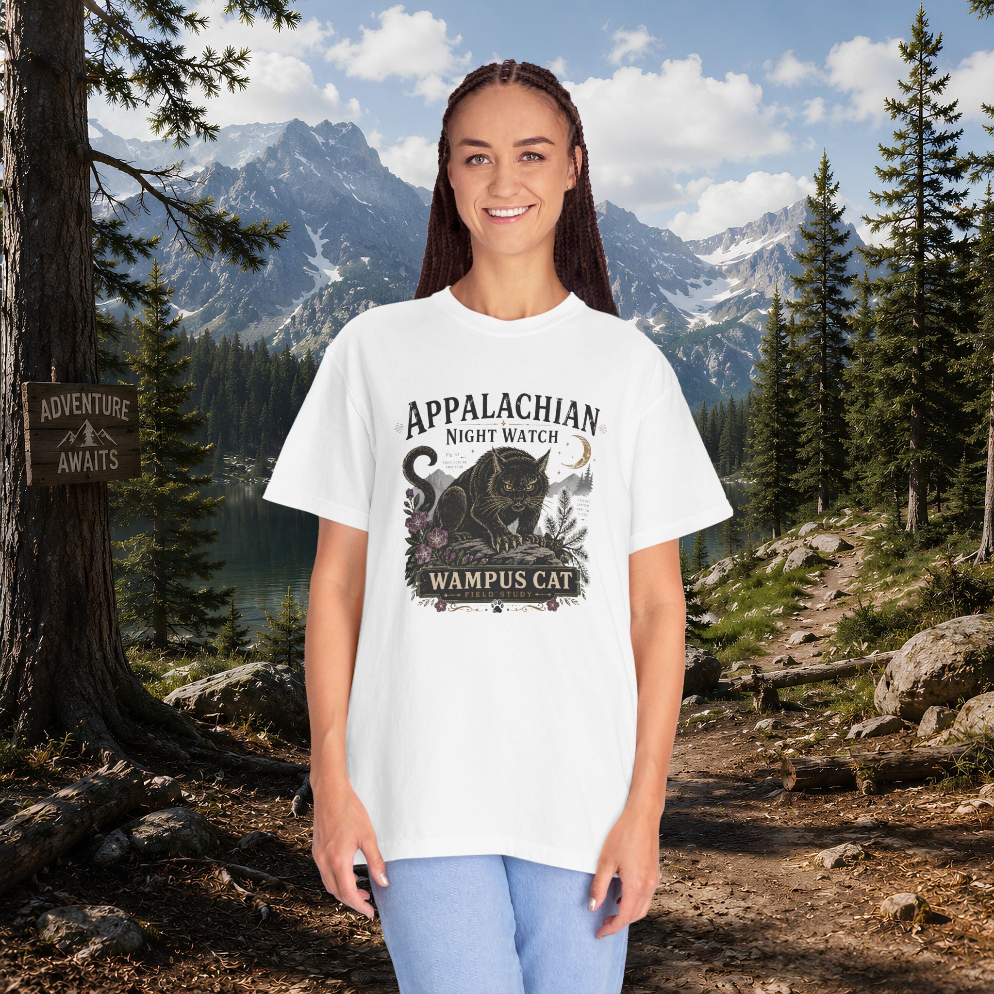 Appalachian Night Watch Wampus Cat T-Shirt
