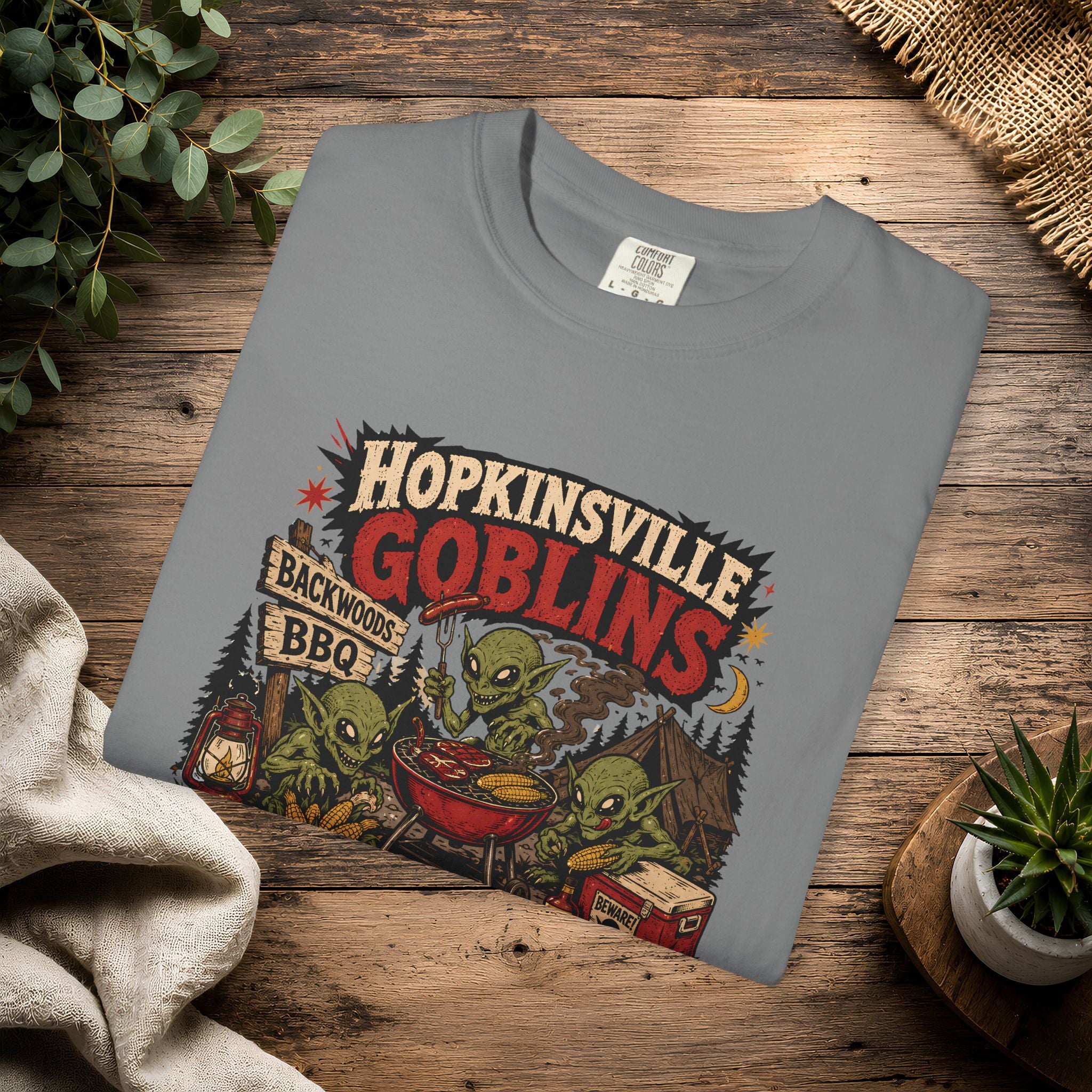 Hopkinsville Goblins Cookout T-Shirt — Funny BBQ Festival Tee