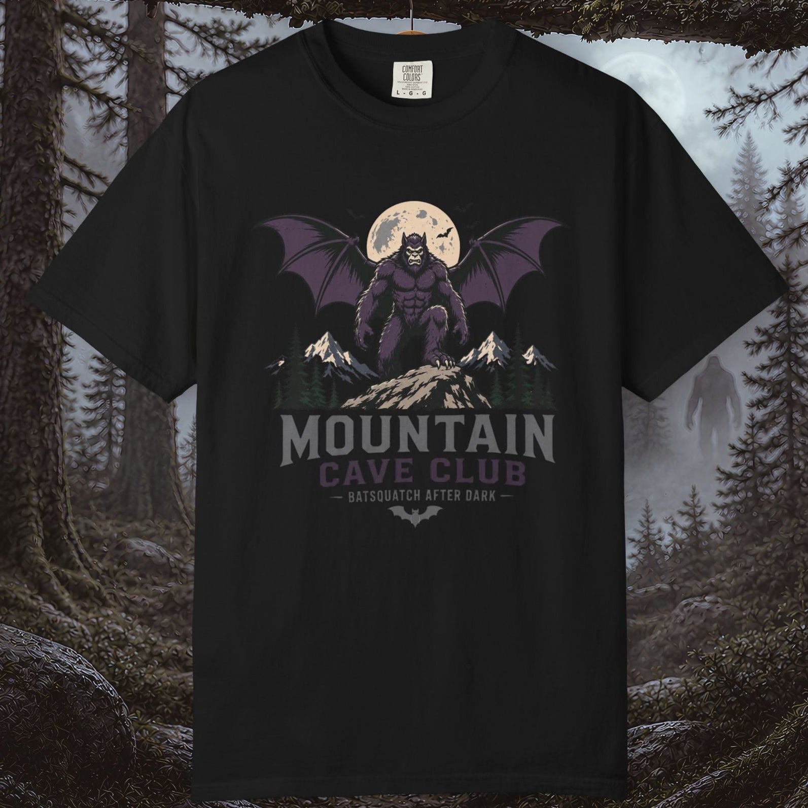 Batsquatch Mountain Cave Club T-Shirt