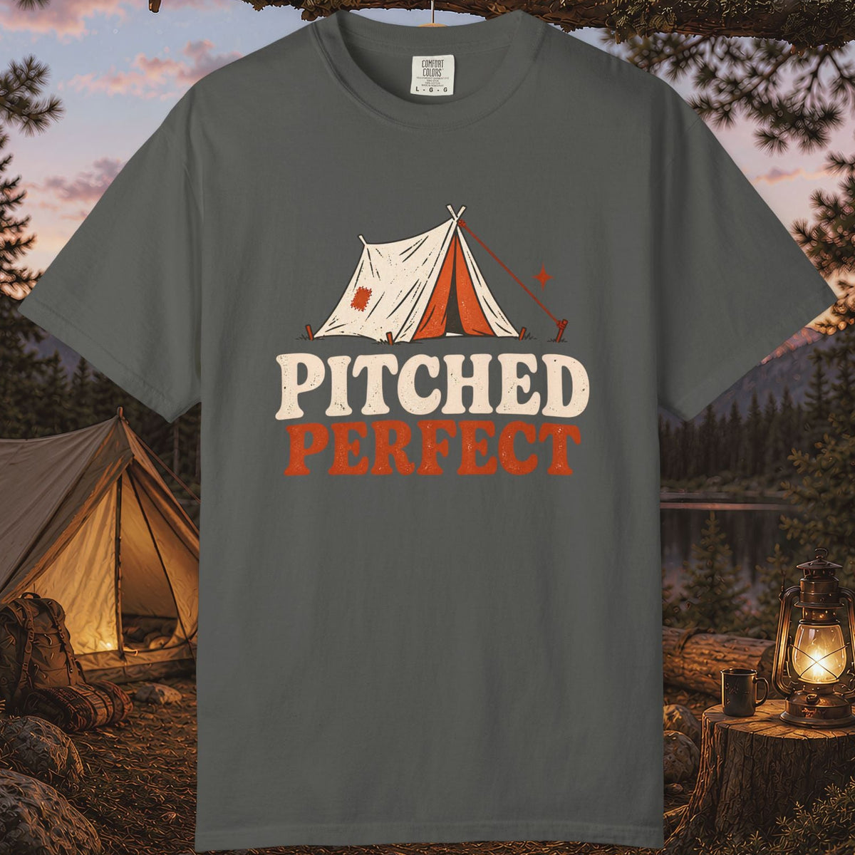 Pitched Perfect Camping T-Shirt