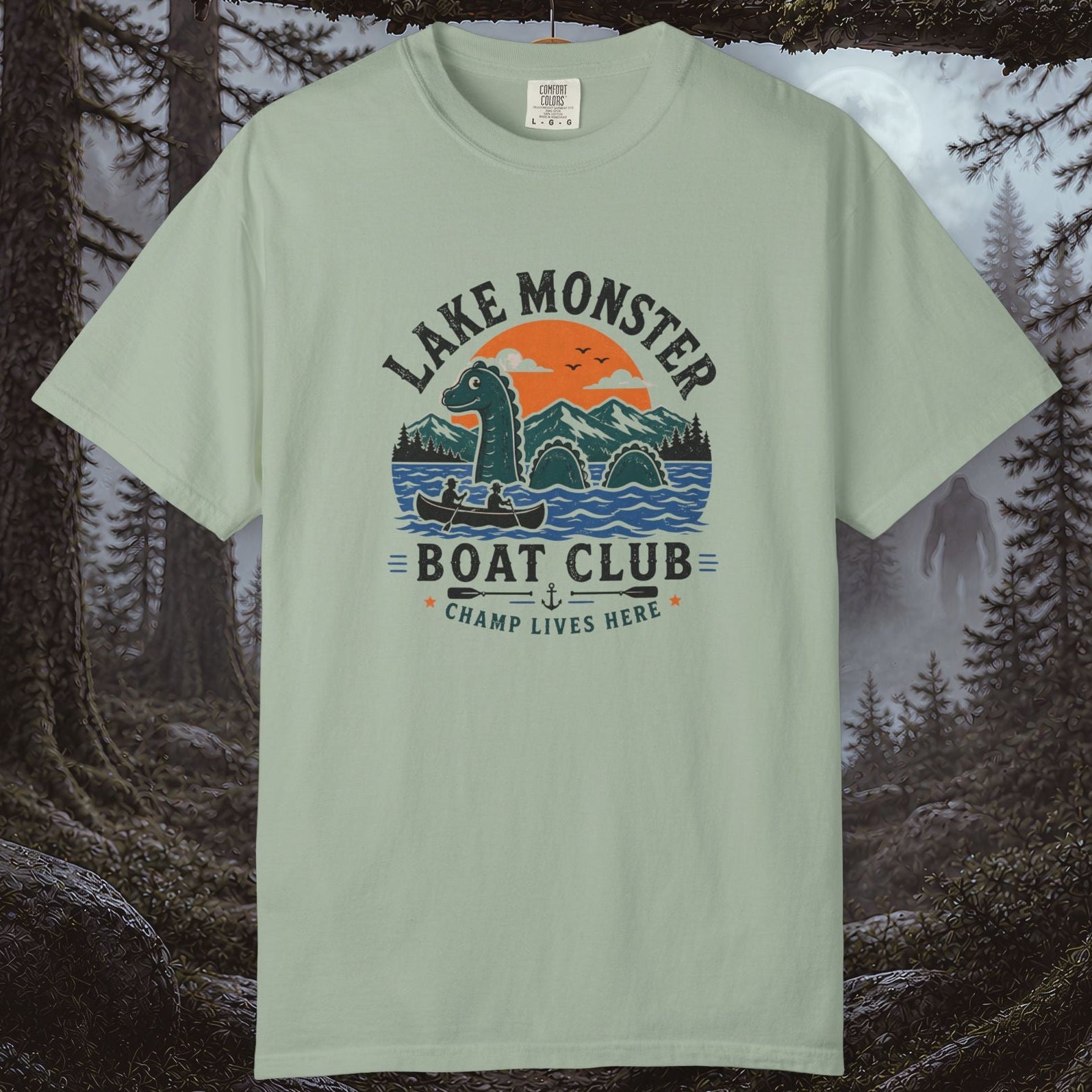 Champ Lake Monster Boat Club T-Shirt