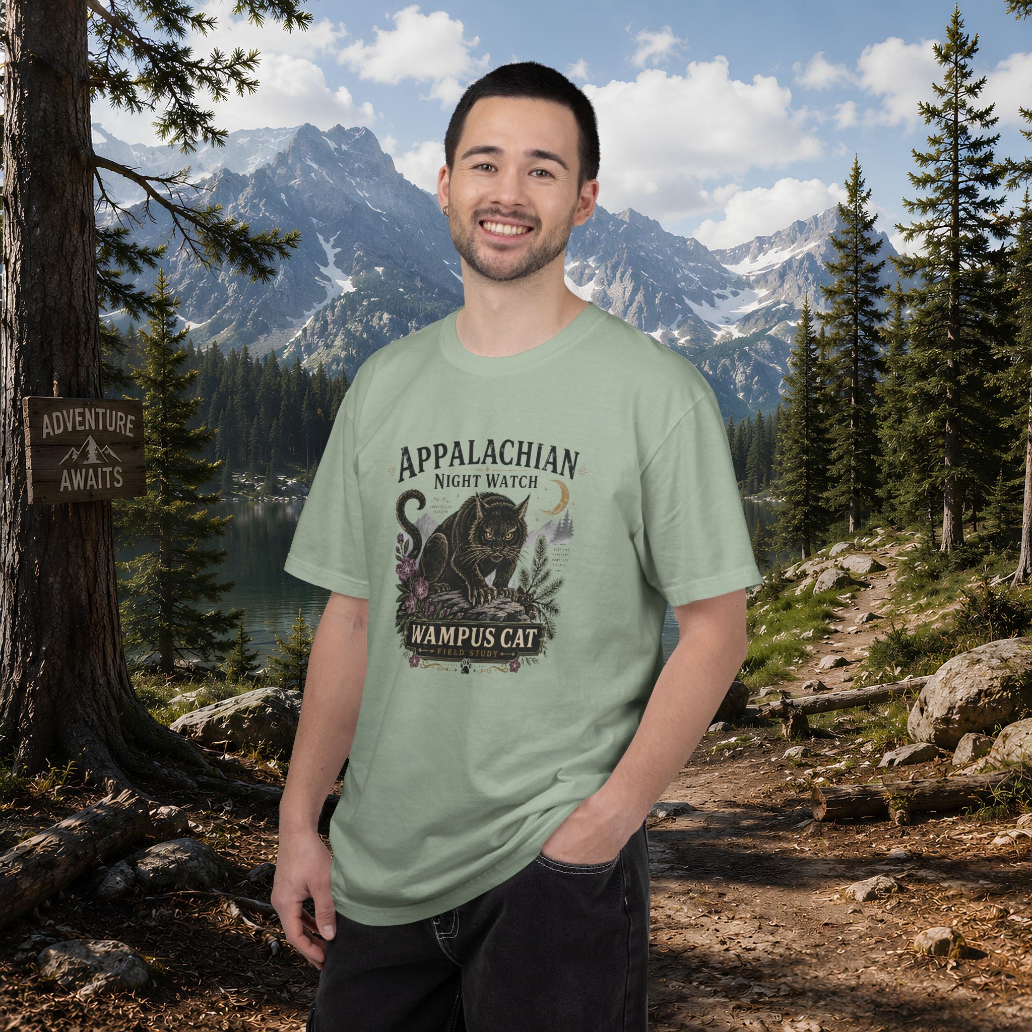 Appalachian Night Watch Wampus Cat T-Shirt