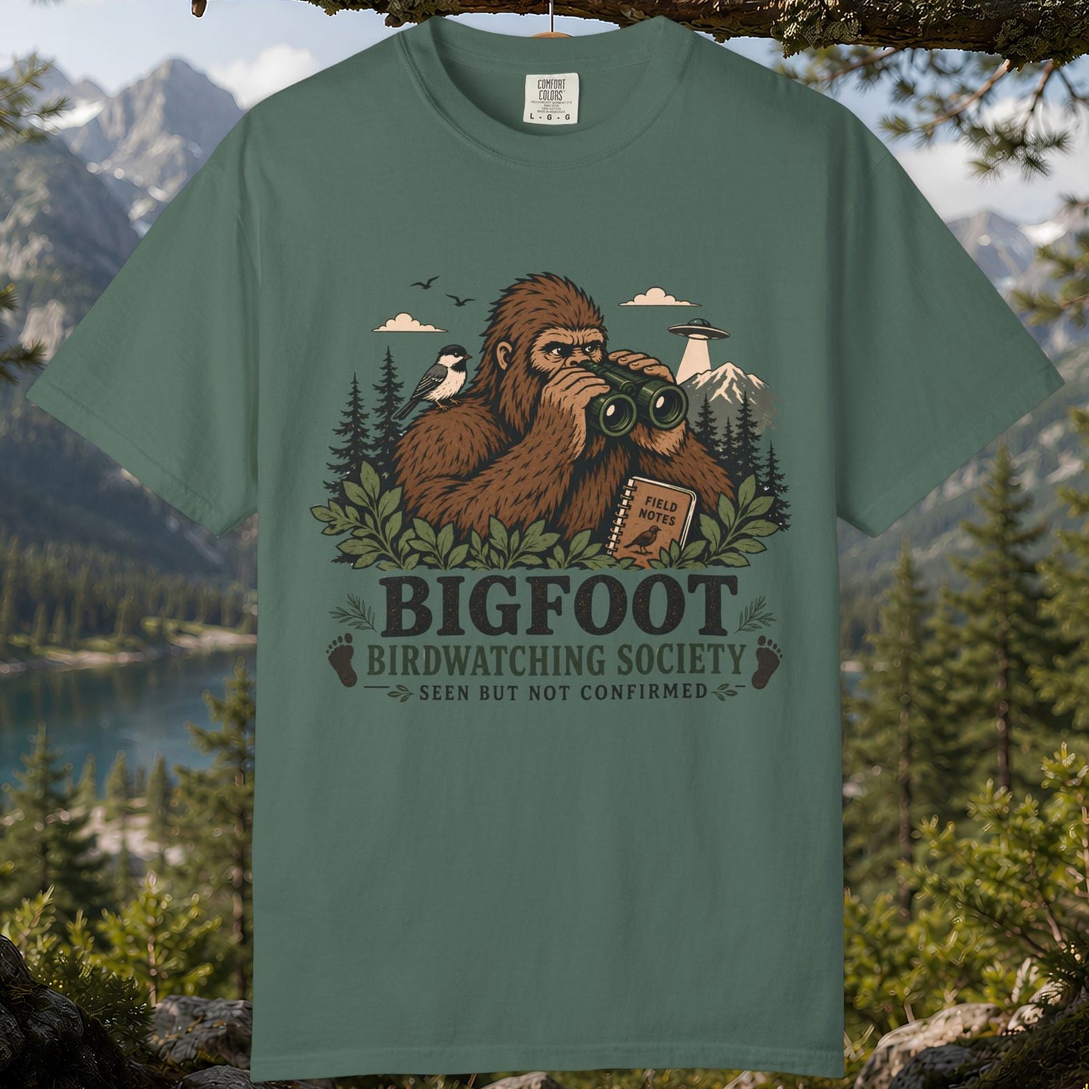 Bigfoot Birdwatching Society T-Shirt