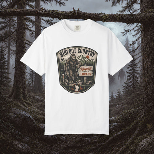 Bigfoot Country T-Shirt — Respect the Locals Outdoor Graphic Tee