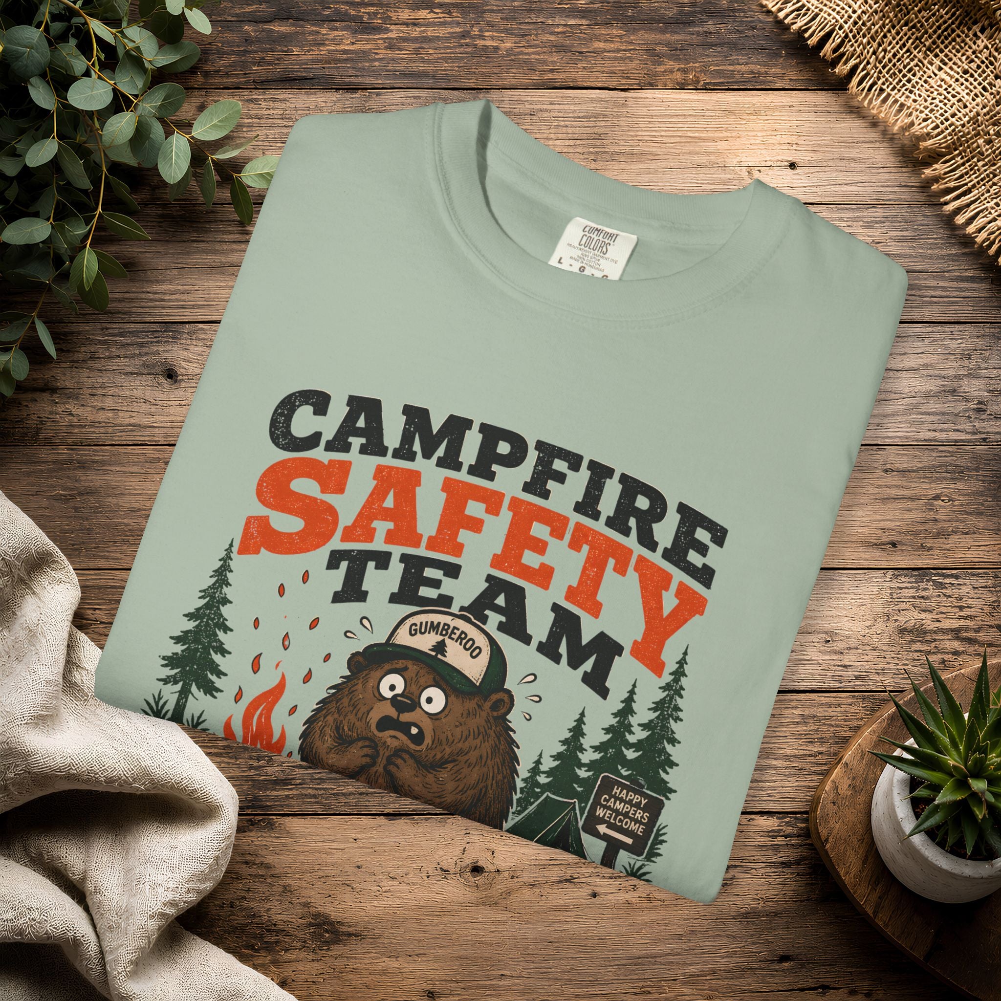 Gumberoo Campfire Safety Team T-Shirt