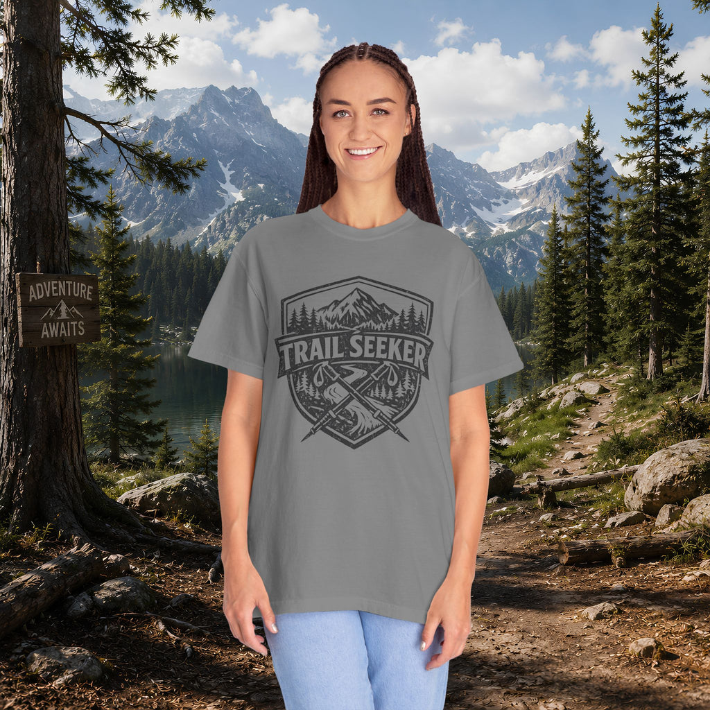 Trail Seeker T‑Shirt — Vintage Mountain Hiking Tee
