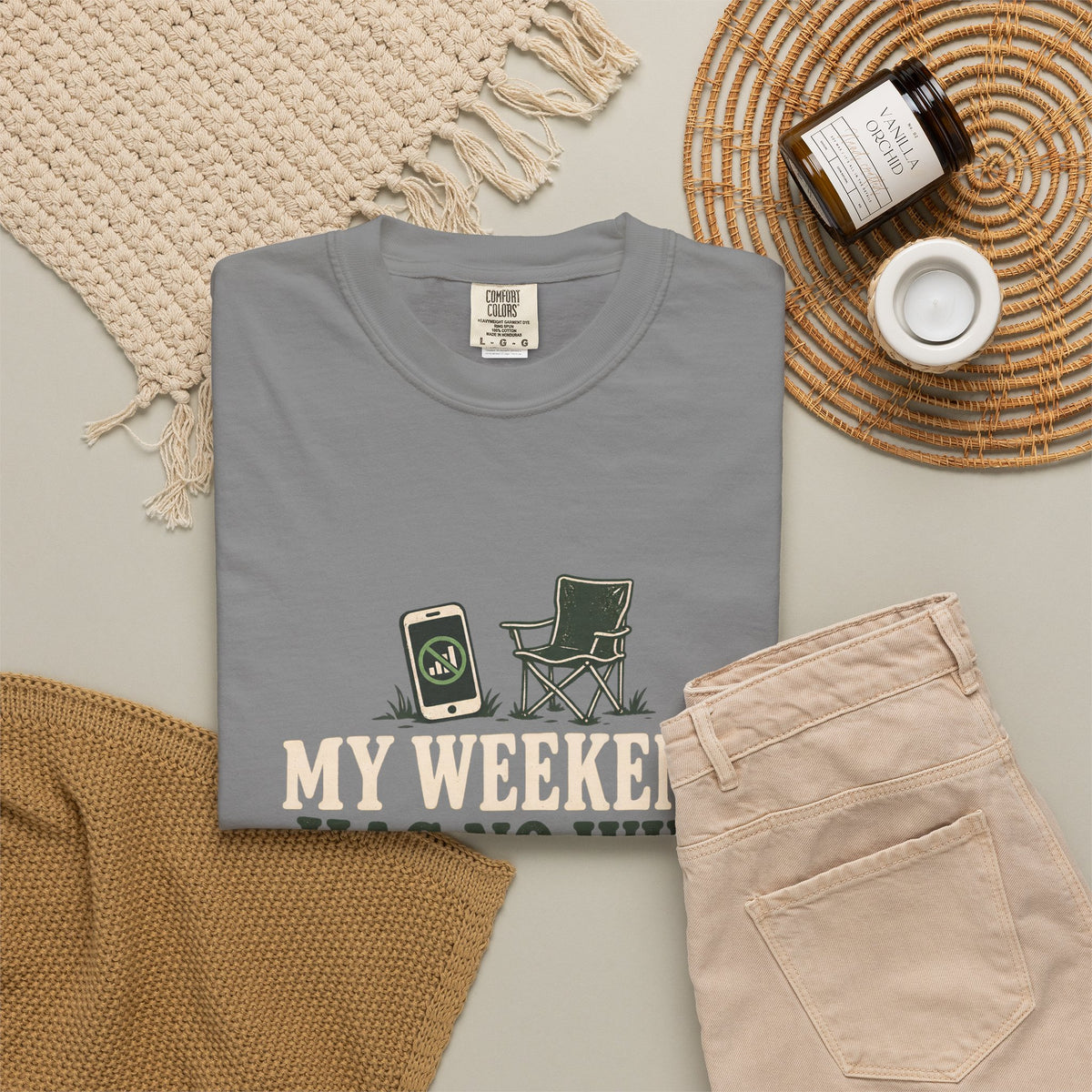My Weekend Has No WiFi T-Shirt