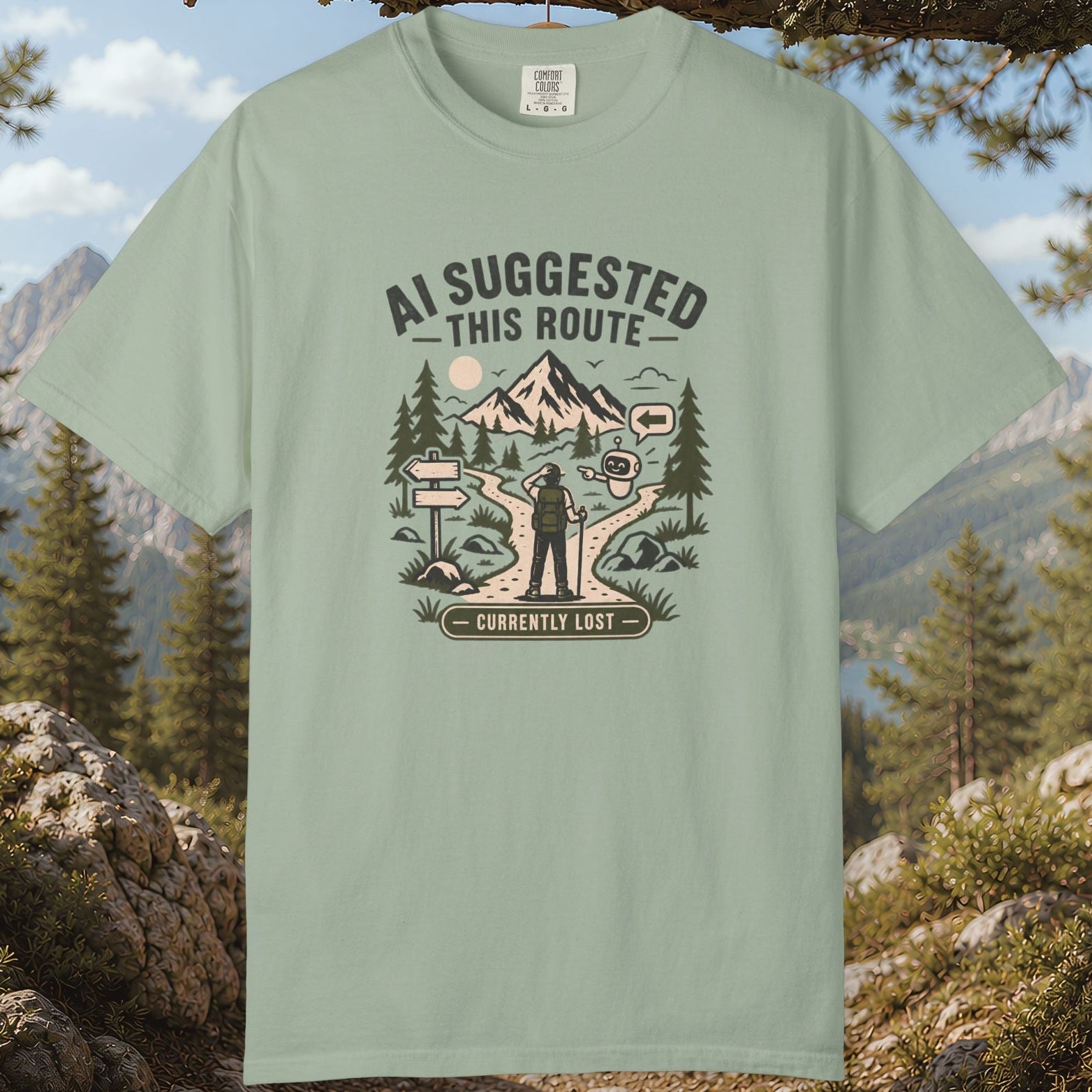 AI Suggested This Route T-Shirt