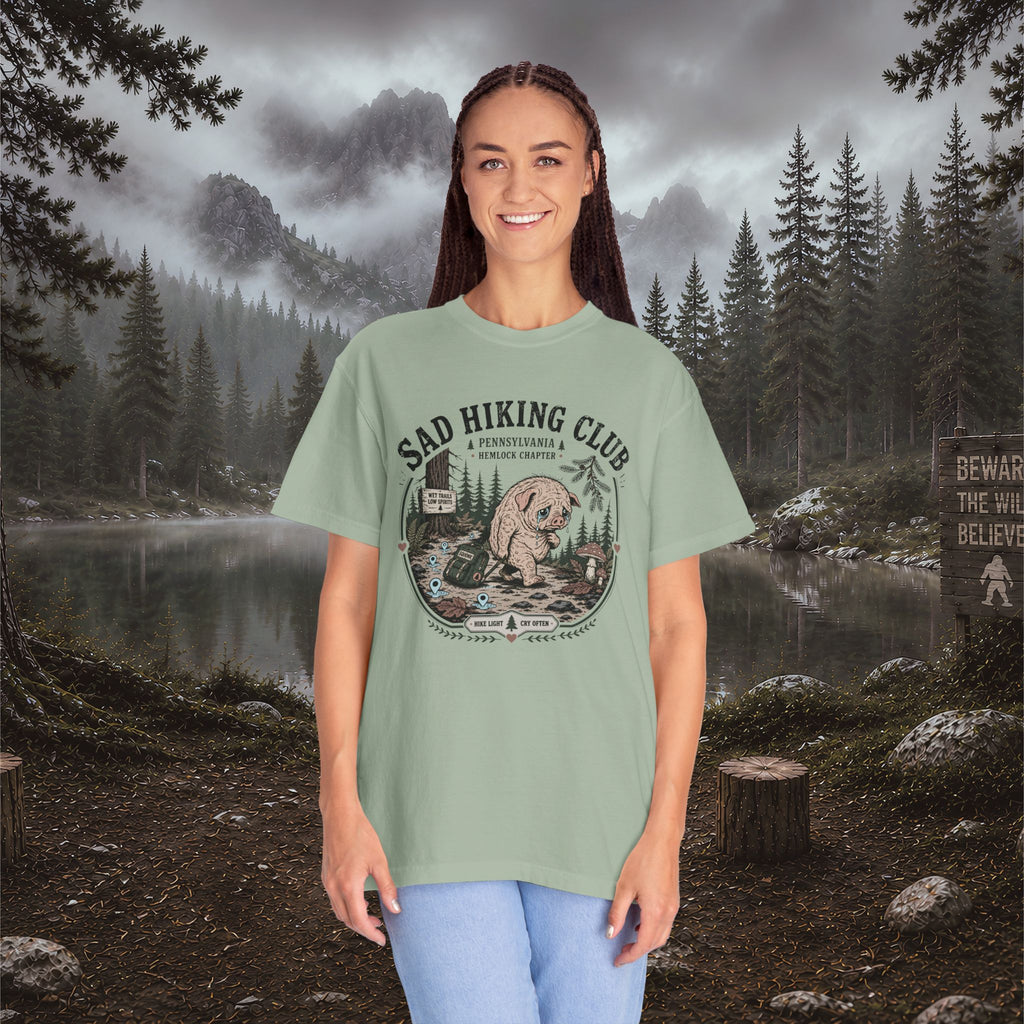 Squonk Sad Hiking Club T-Shirt — Vintage Mountain Camping Tee