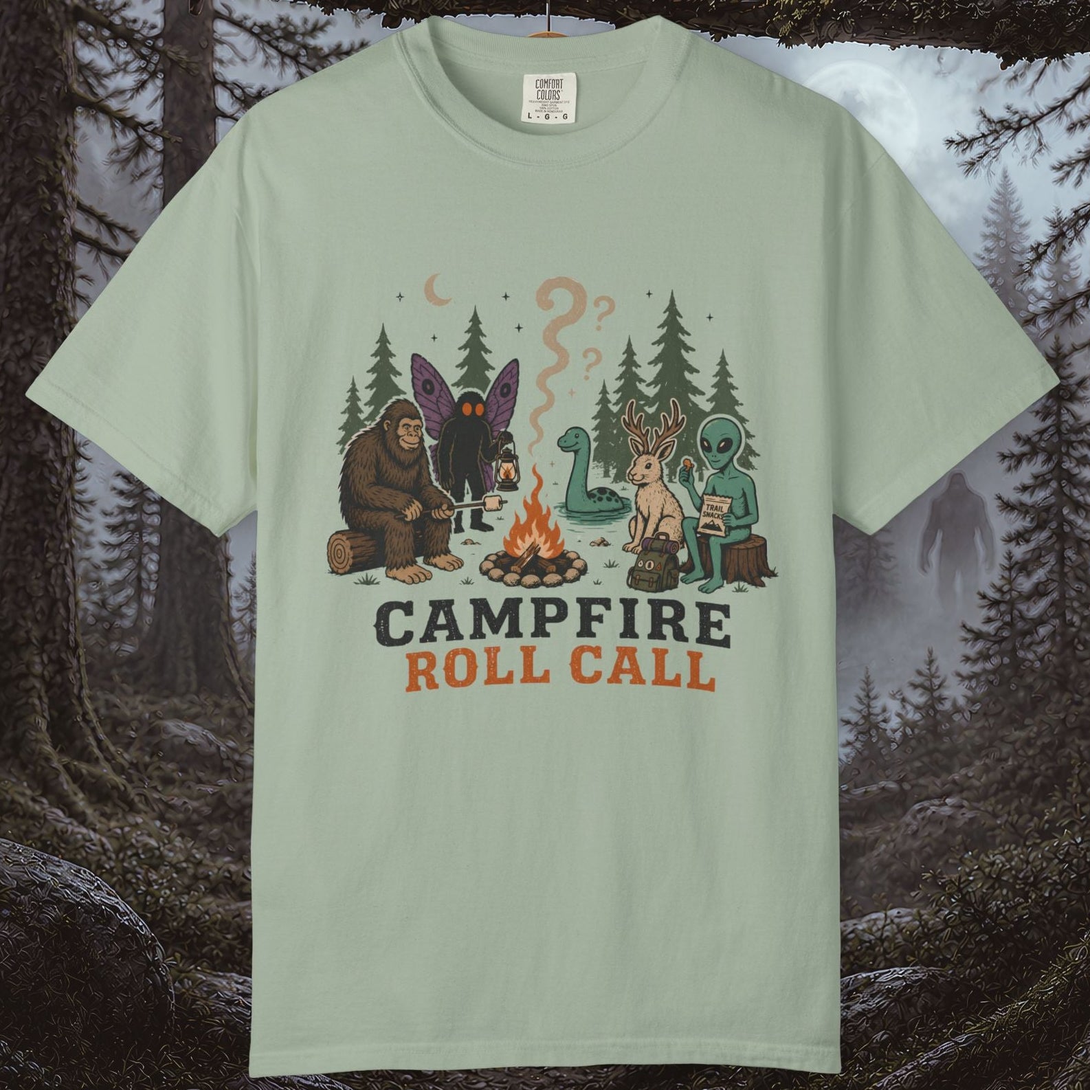 Campfire Cryptid Roll Call T-Shirt