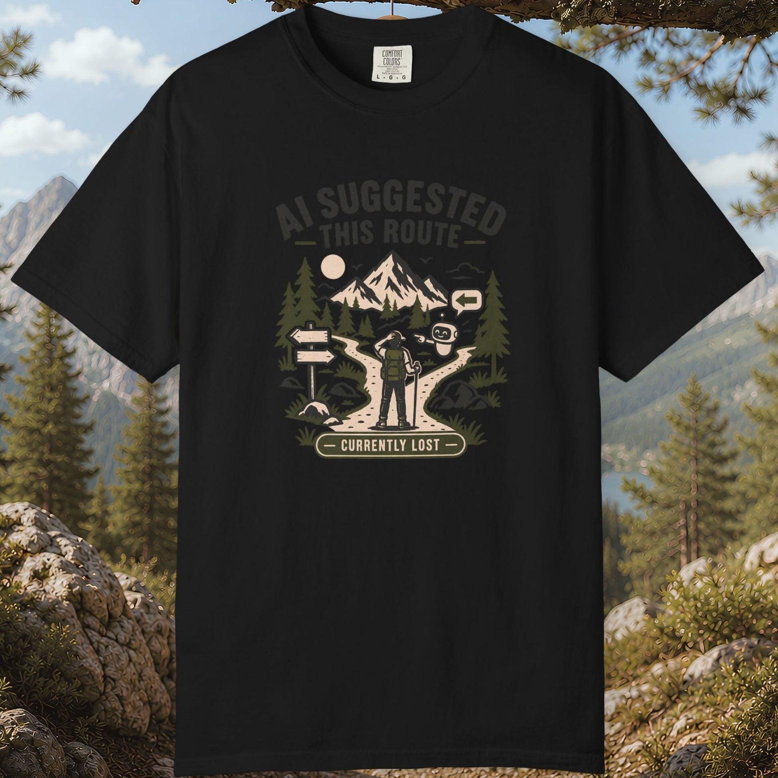 AI Suggested This Route T-Shirt