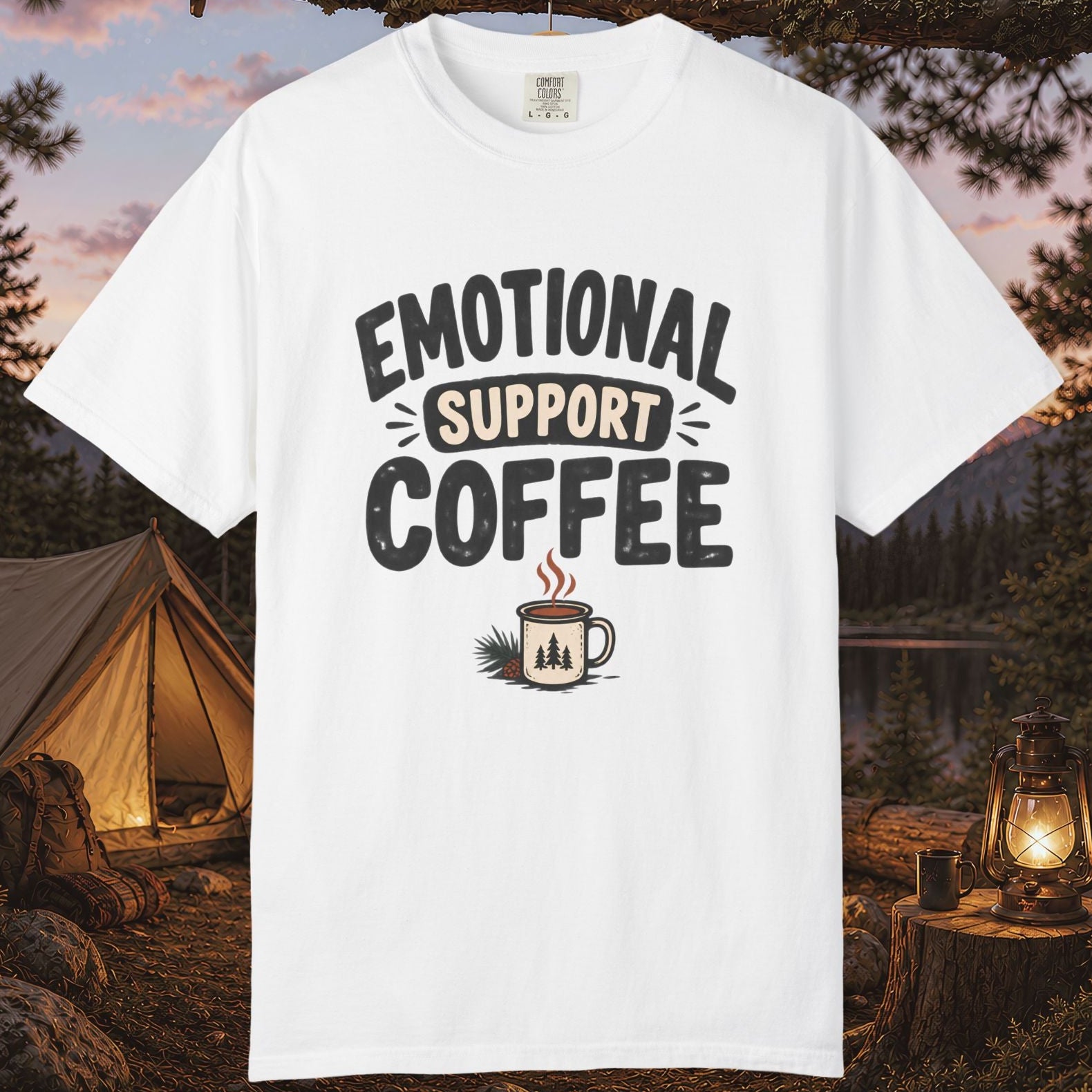 Emotional Support Coffee T-Shirt