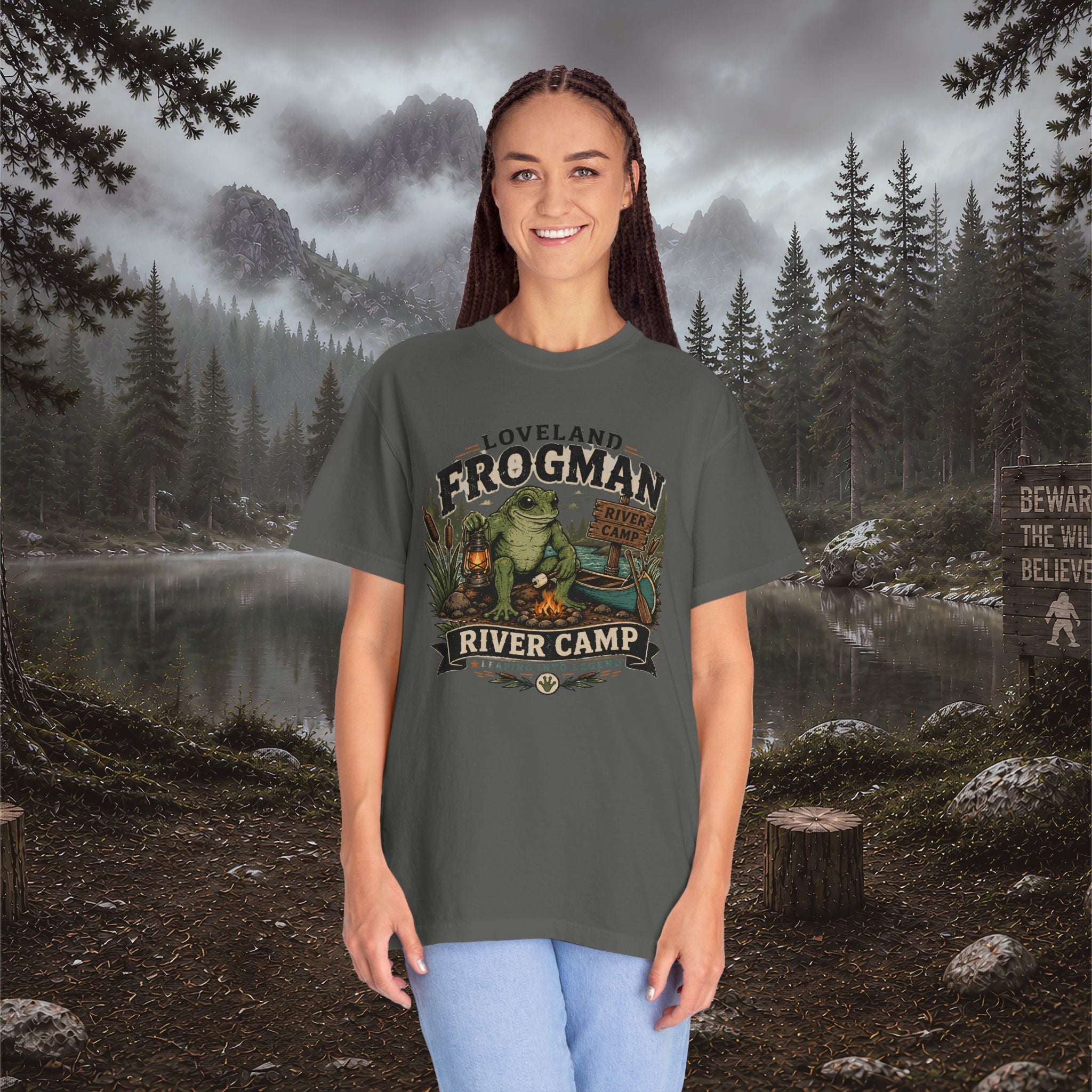 Loveland Frogman River Camp T-Shirt — Outdoor Graphic Tee