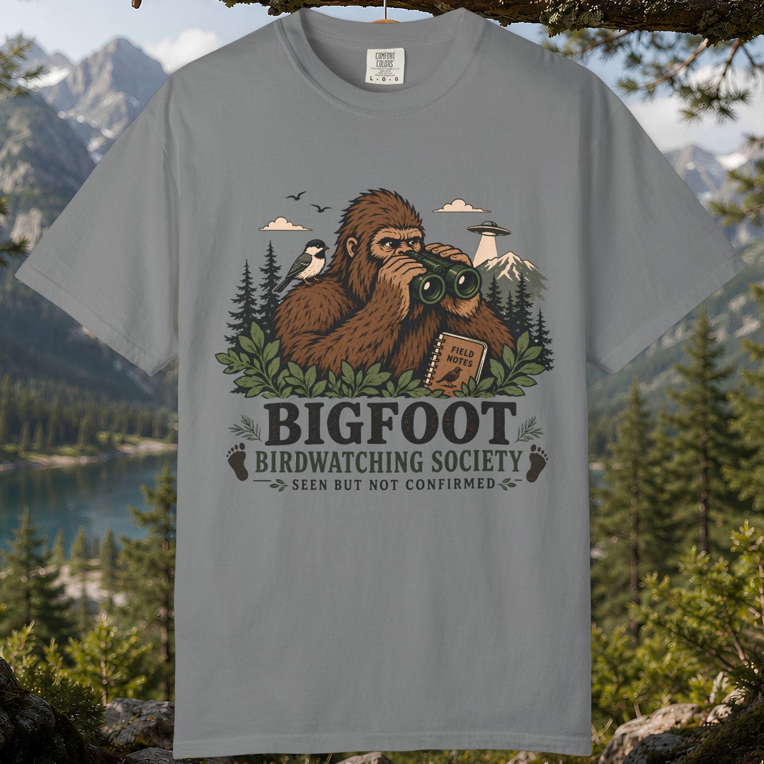 Bigfoot Birdwatching Society T-Shirt