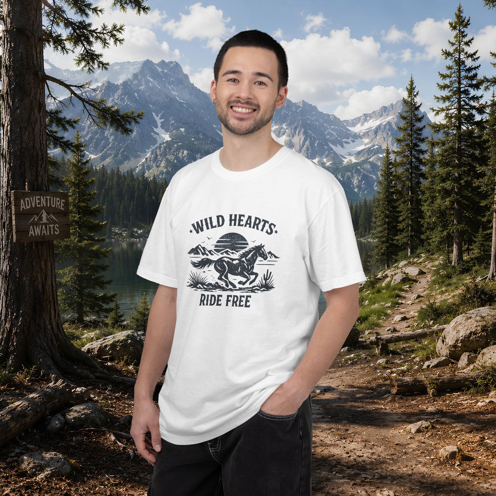 Wild Hearts Ride Free T-Shirt – Vintage Horseback Adventure Tee