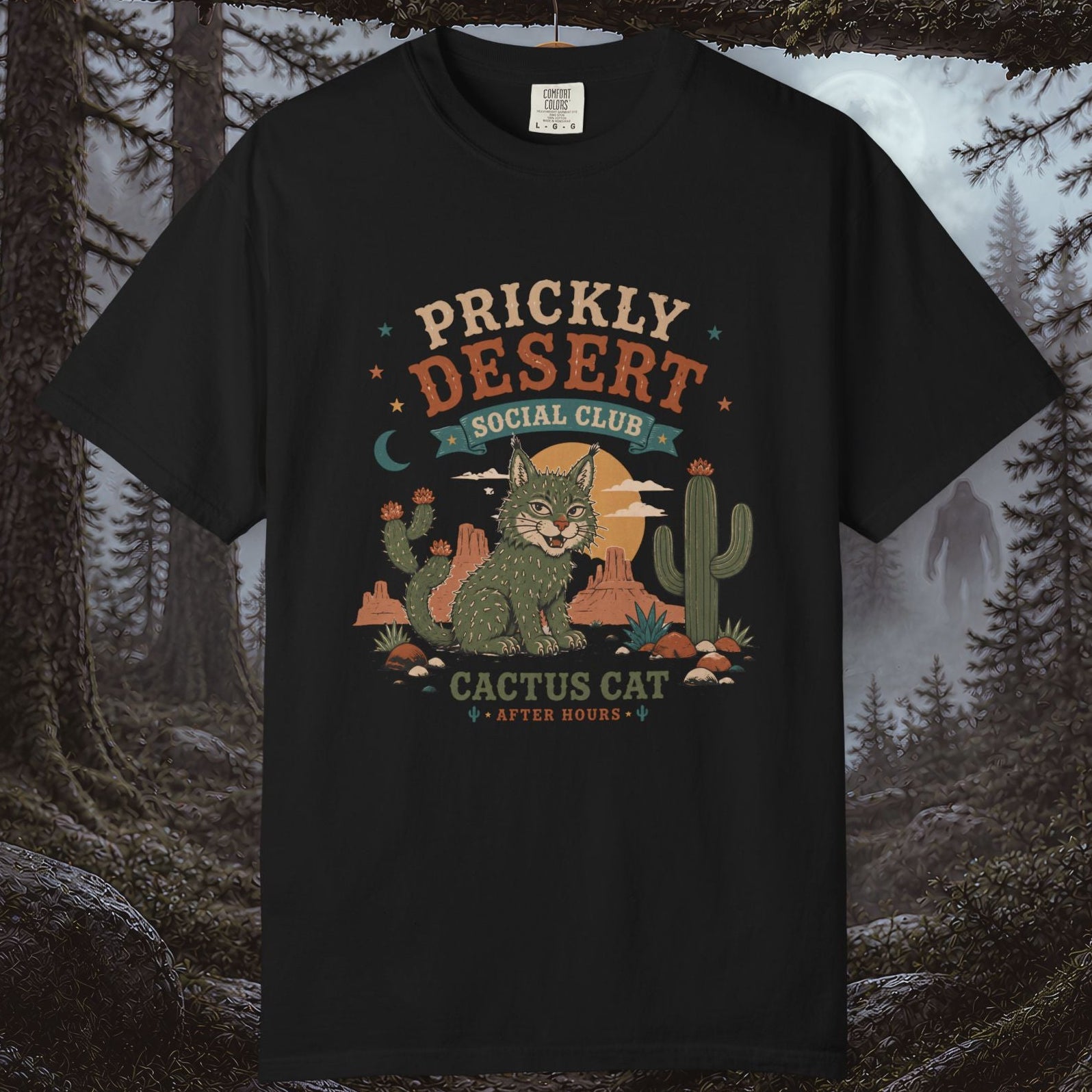 Cactus Cat Prickly Desert T-Shirt