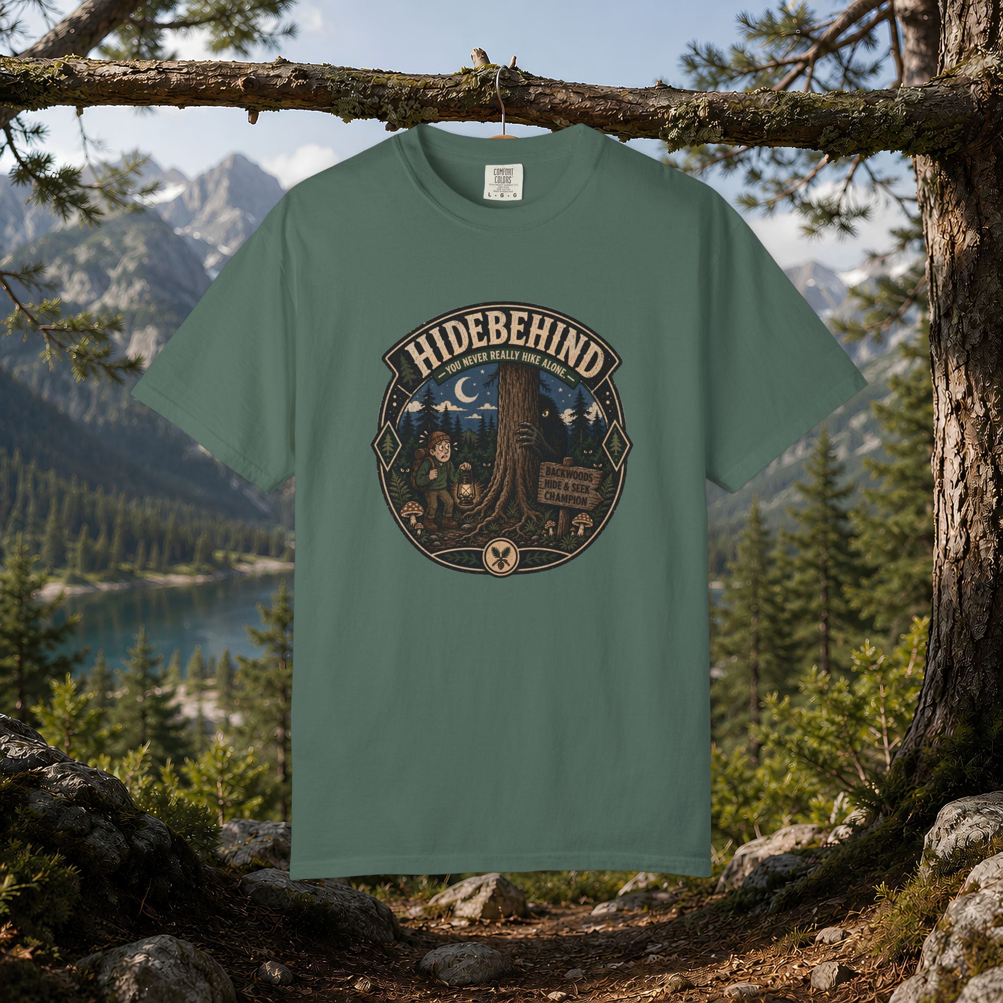 Hidebehind Cryptid T-Shirt — Vintage Outdoor Adventure Tee