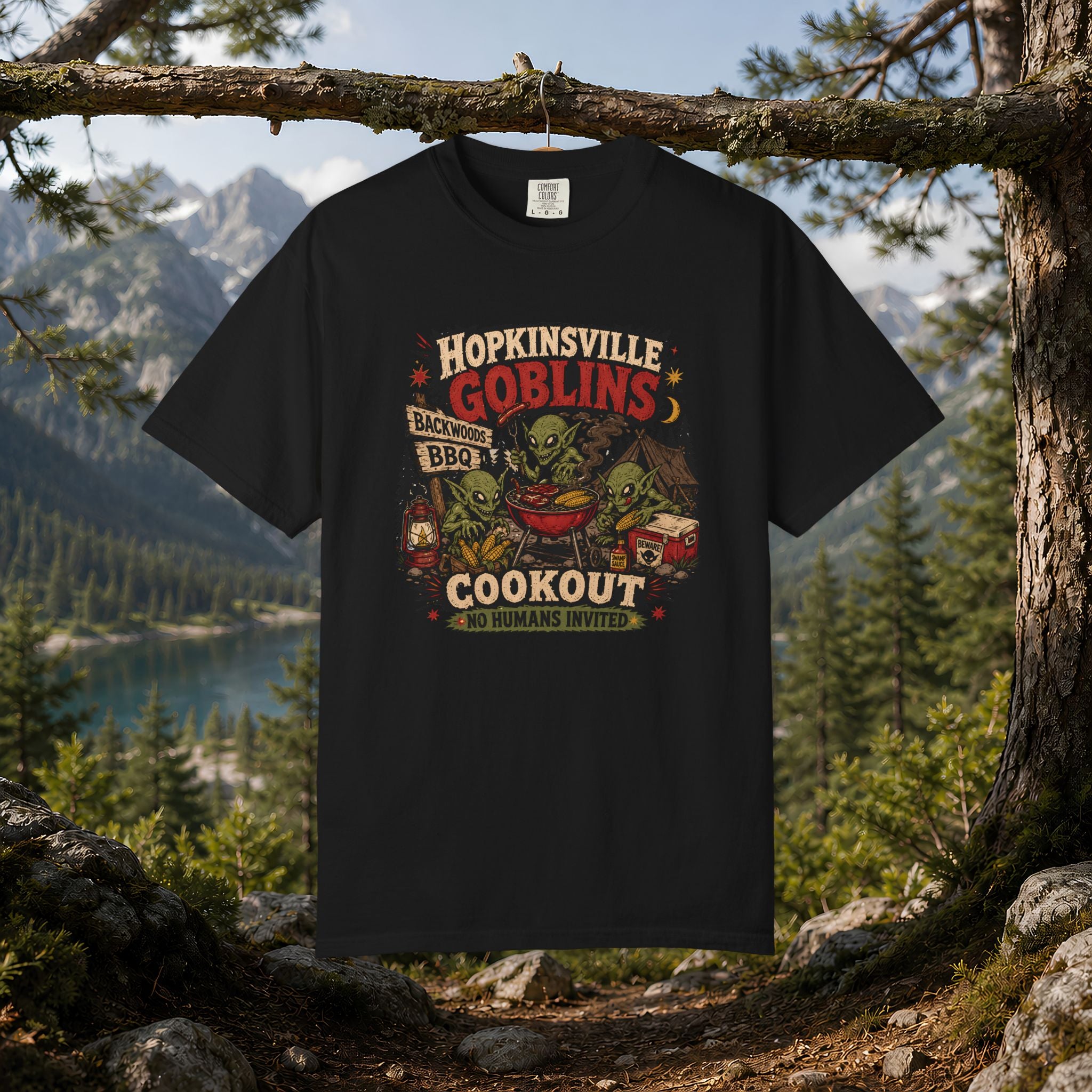 Hopkinsville Goblins Cookout T-Shirt — Funny BBQ Festival Tee