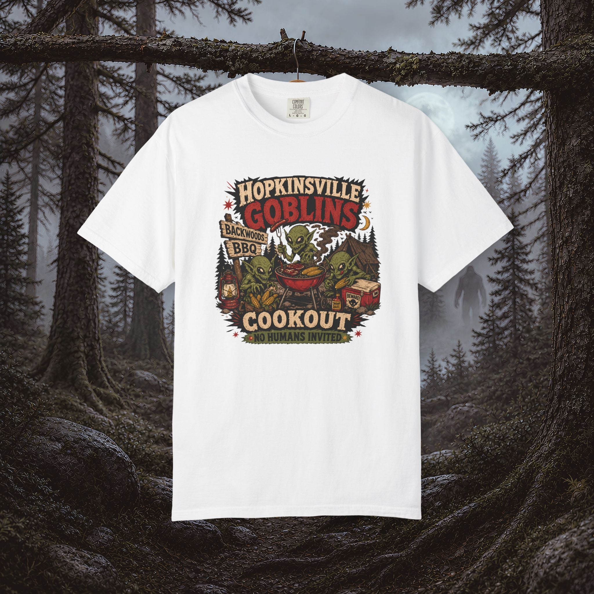 Hopkinsville Goblins Cookout T-Shirt — Funny BBQ Festival Tee