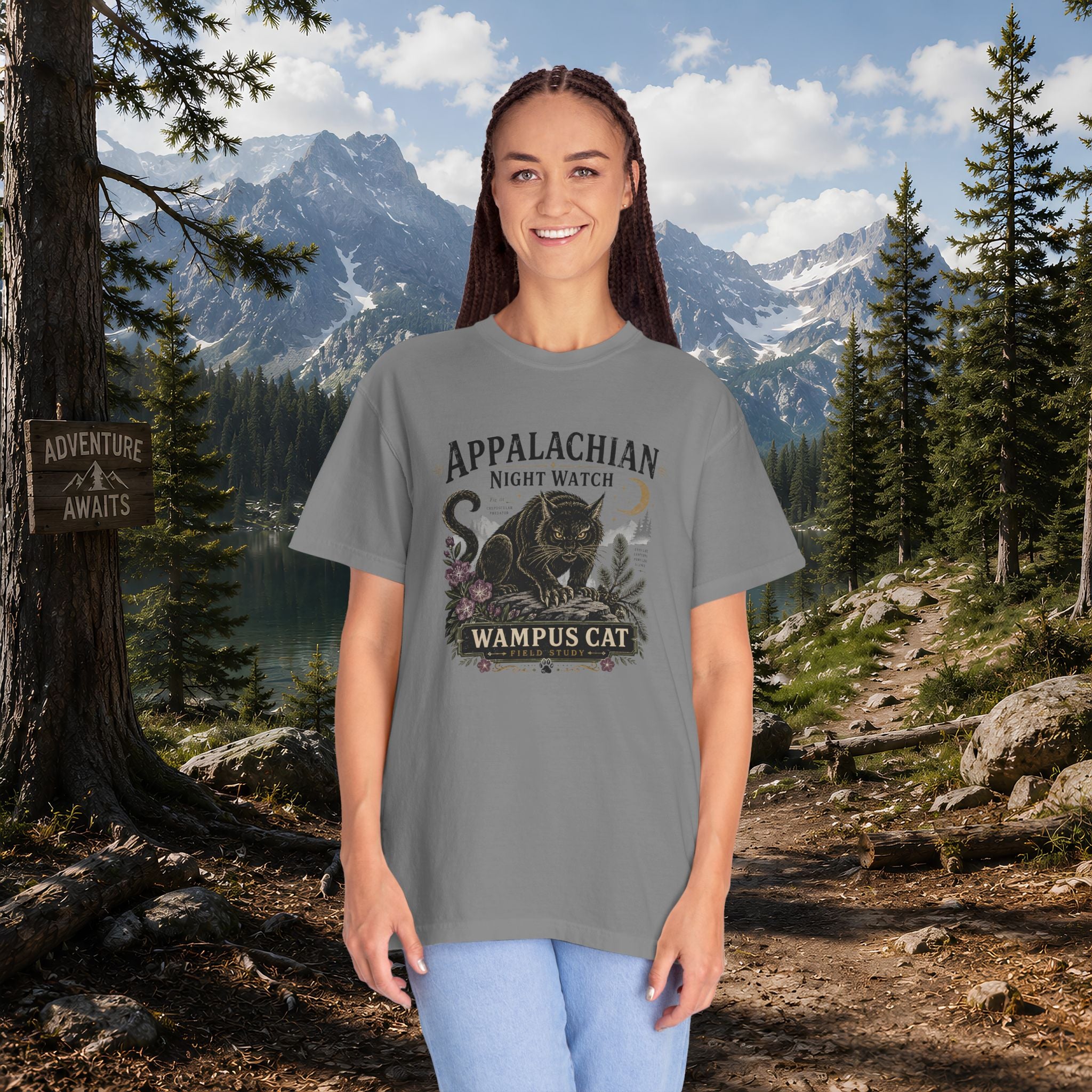 Appalachian Night Watch Wampus Cat T-Shirt