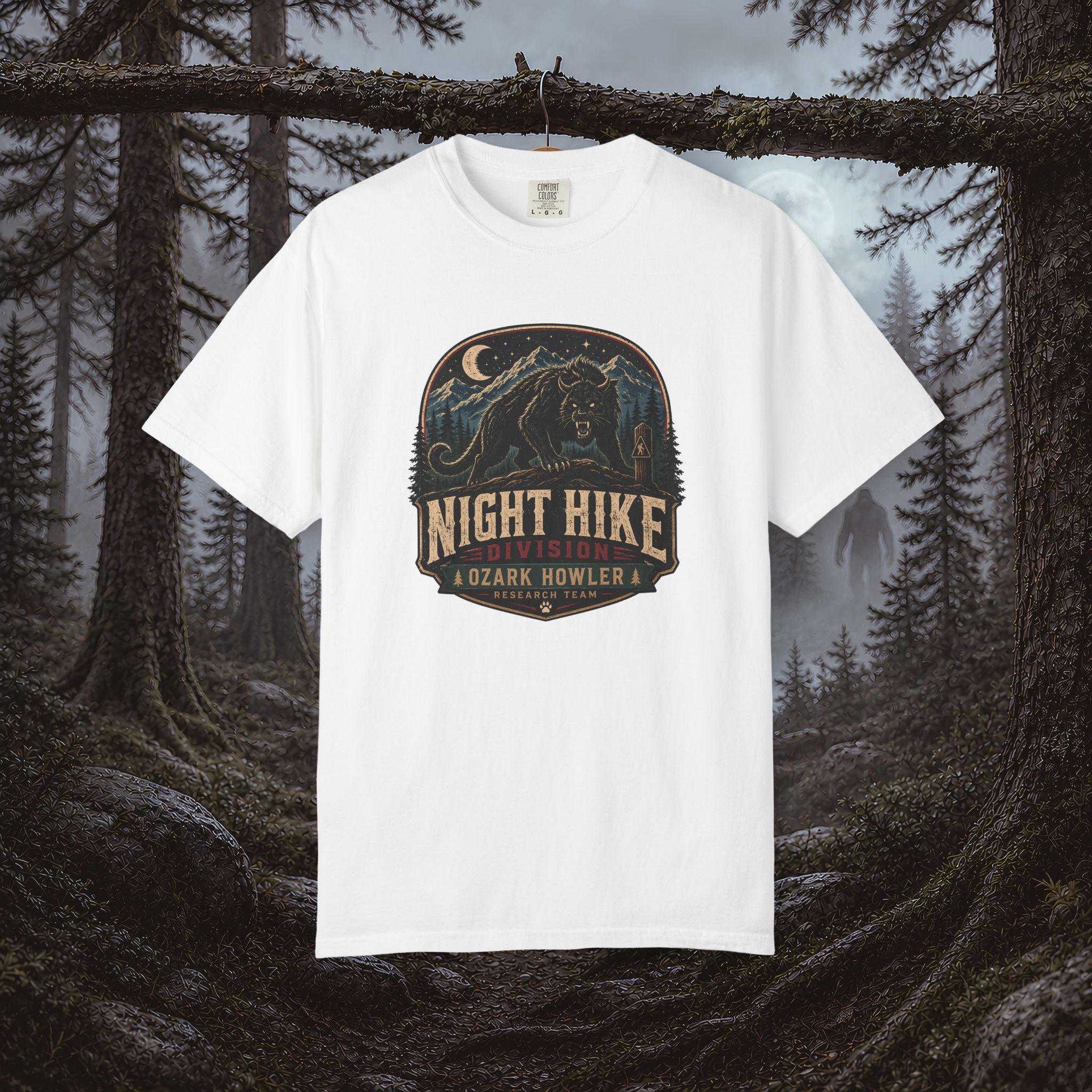Night Hike T-Shirt — Ozark Howler Vintage Outdoor Adventure Tee