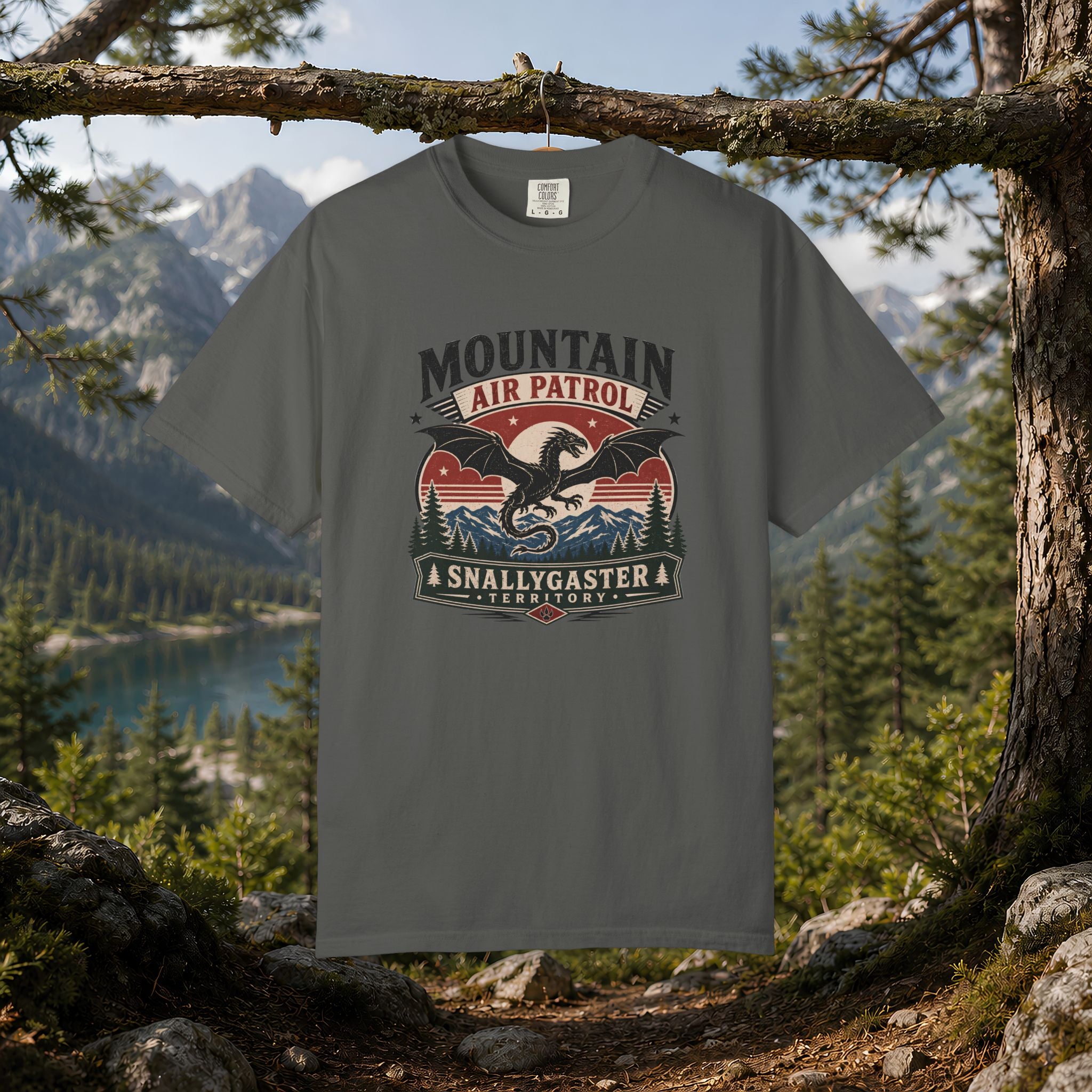Snallygaster Patrol T-Shirt — Vintage Cryptid Outdoor Graphic Tee