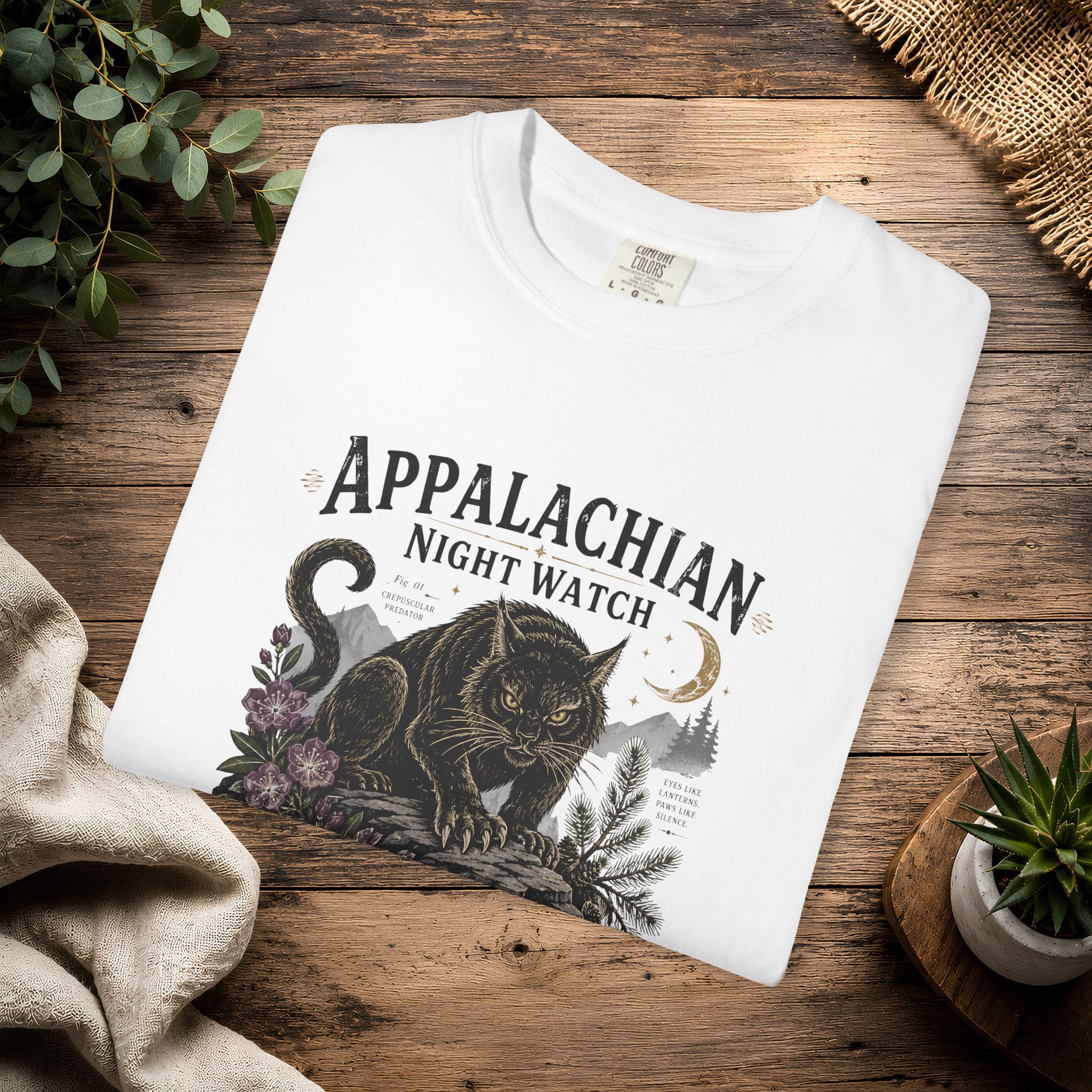 Appalachian Night Watch Wampus Cat T-Shirt