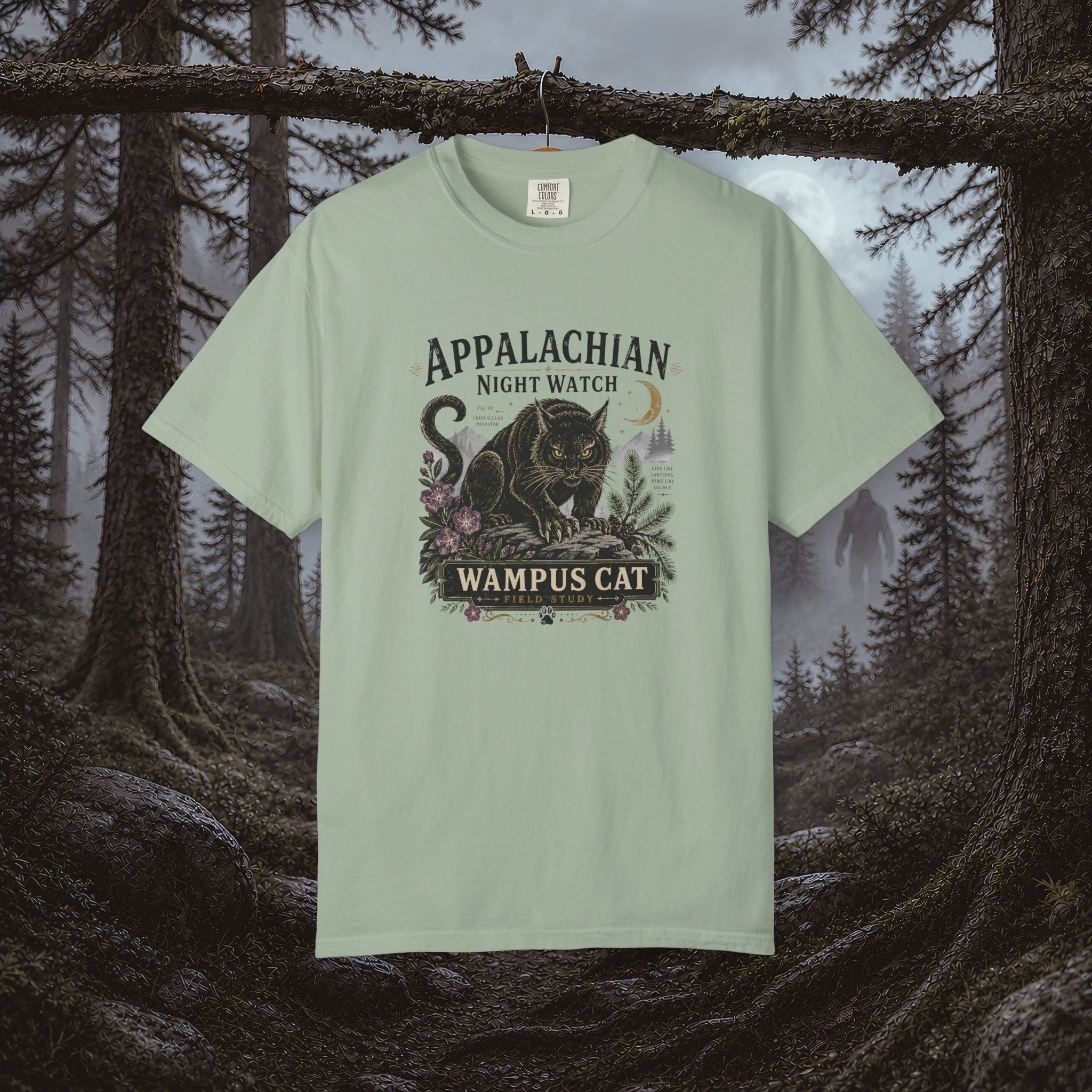 Appalachian Night Watch Wampus Cat T-Shirt
