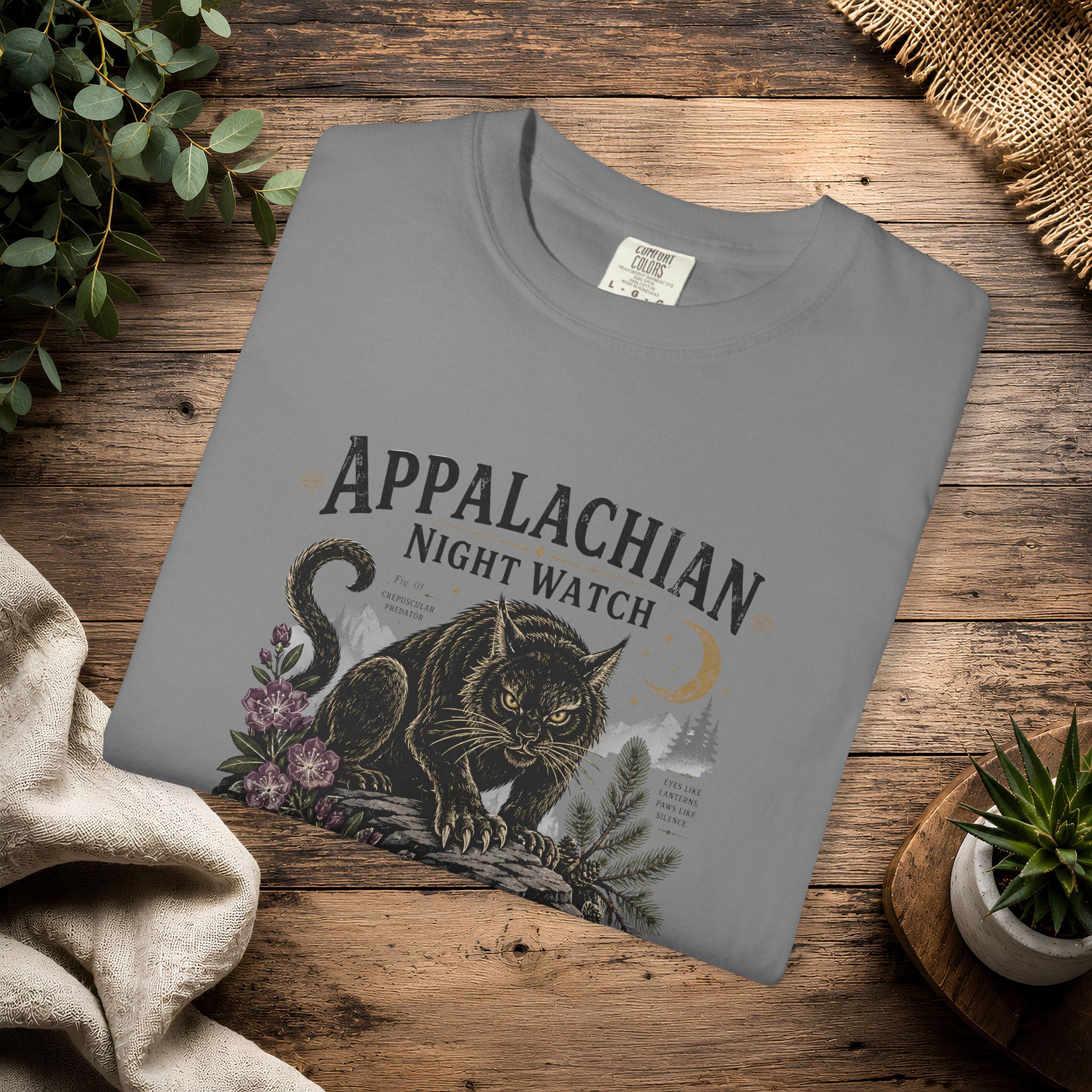 Appalachian Night Watch Wampus Cat T-Shirt