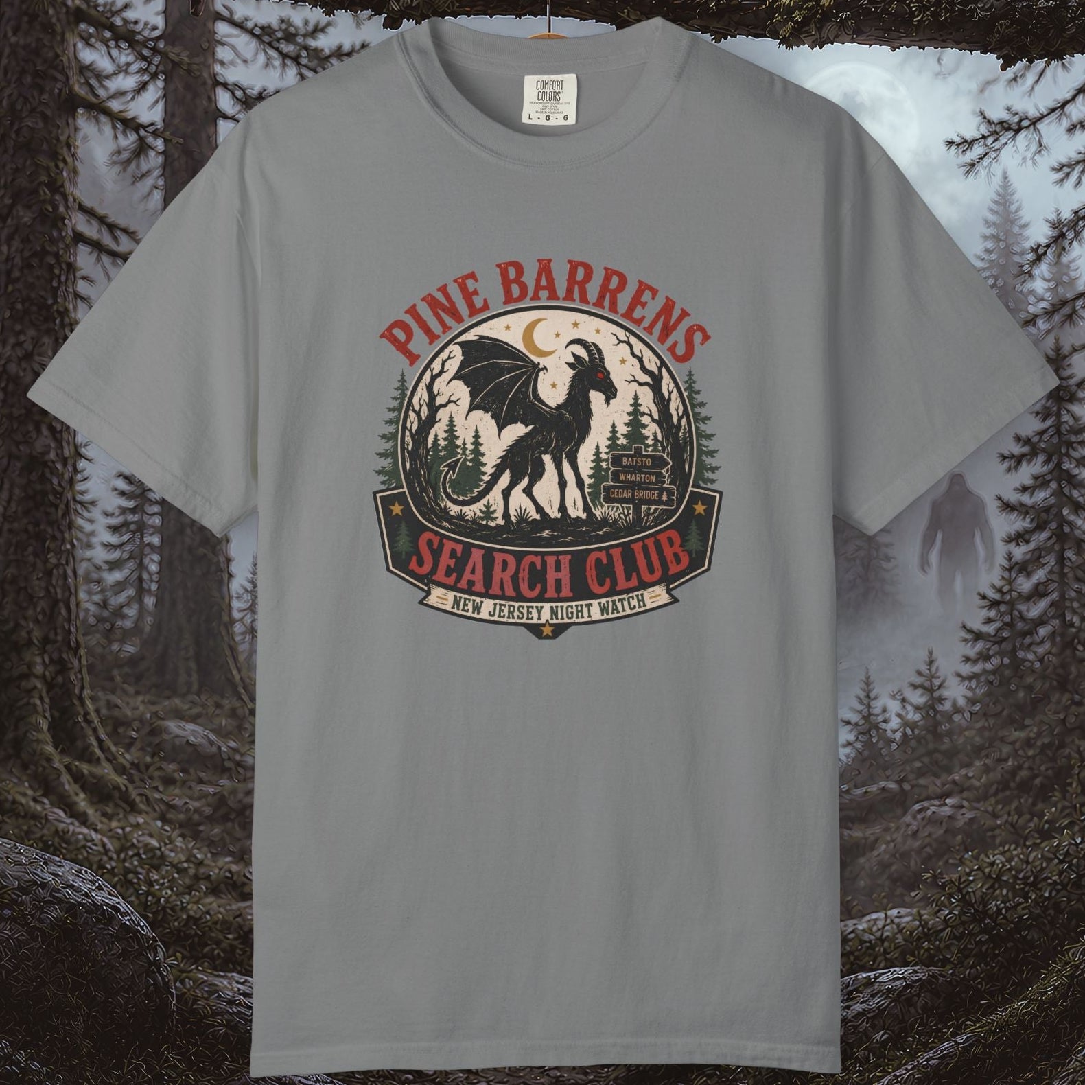 Jersey Devil Pine Barrens Search Club T-Shirt