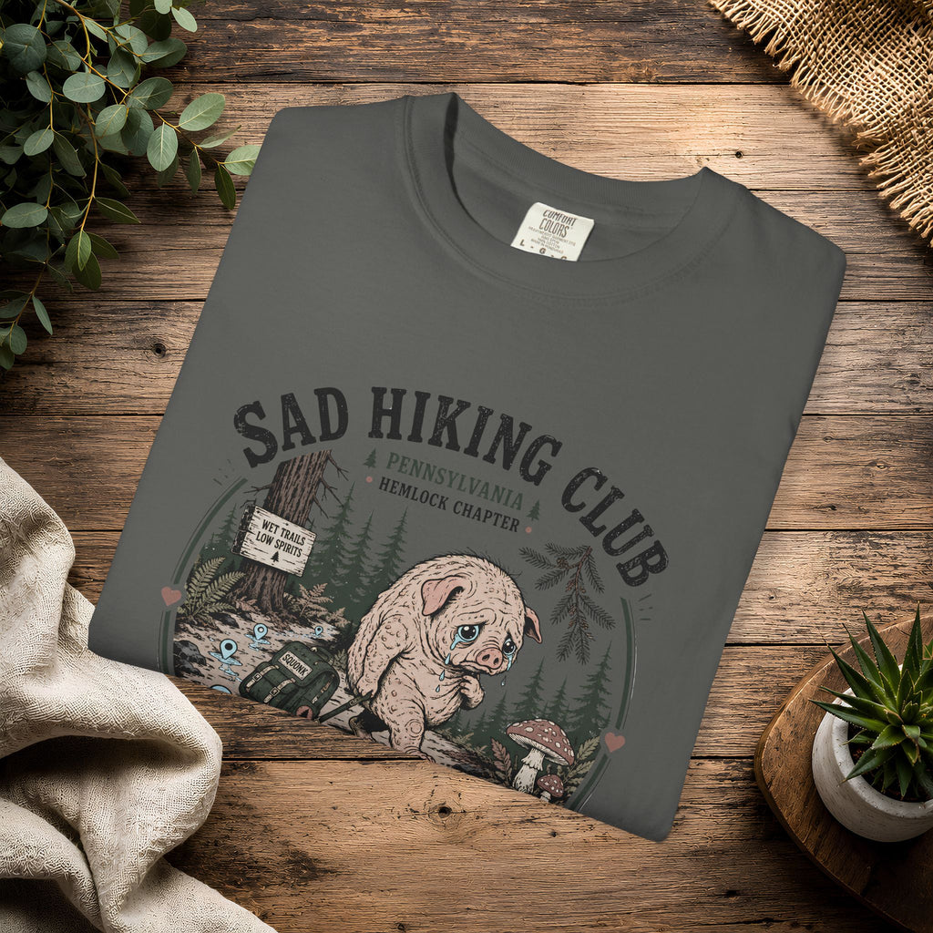 Squonk Sad Hiking Club T-Shirt — Vintage Mountain Camping Tee