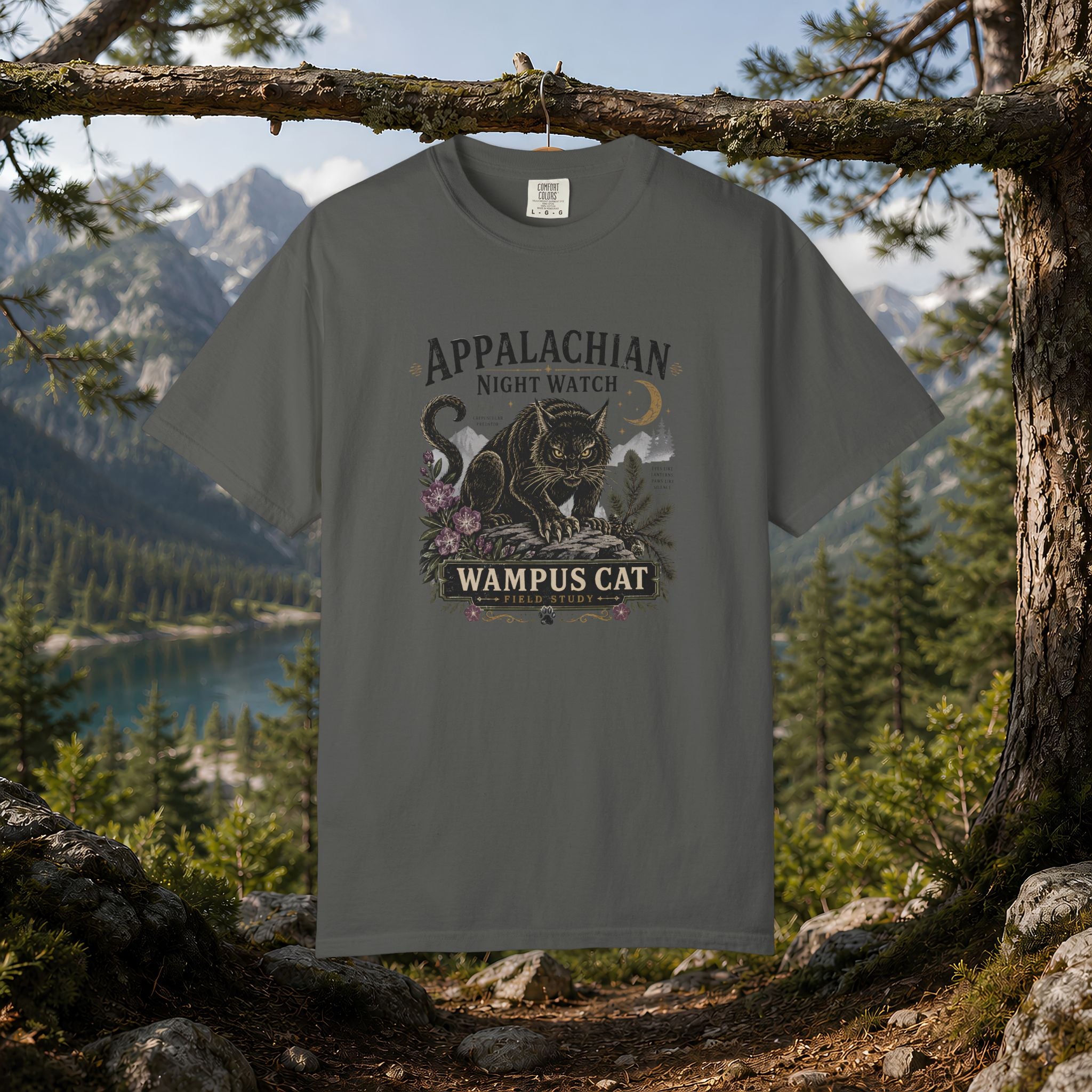 Appalachian Night Watch Wampus Cat T-Shirt