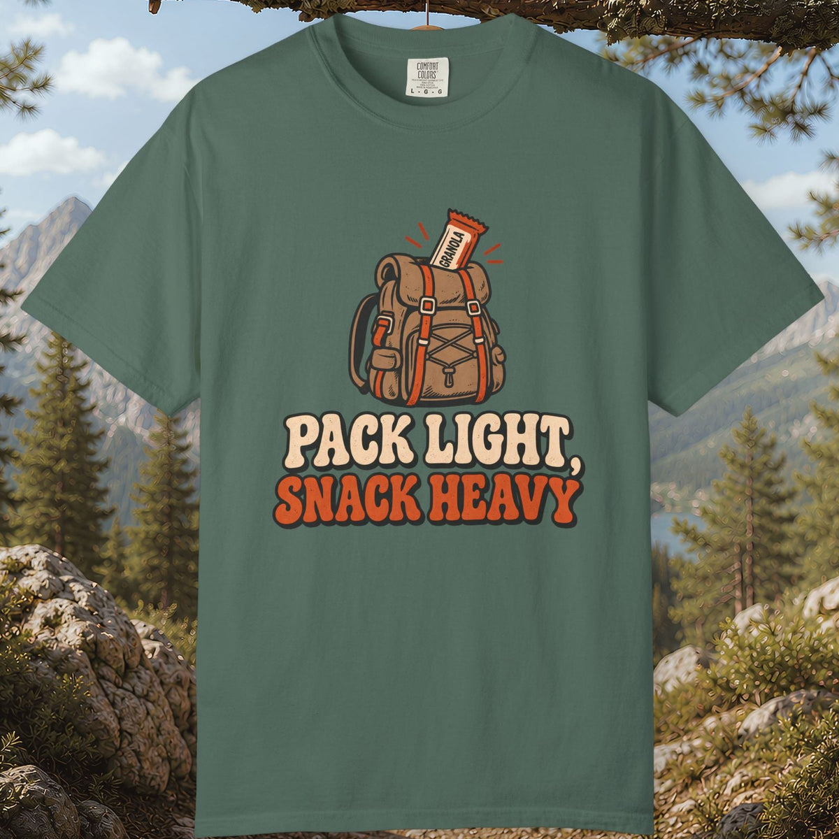 Pack Light, Snack Heavy T-Shirt