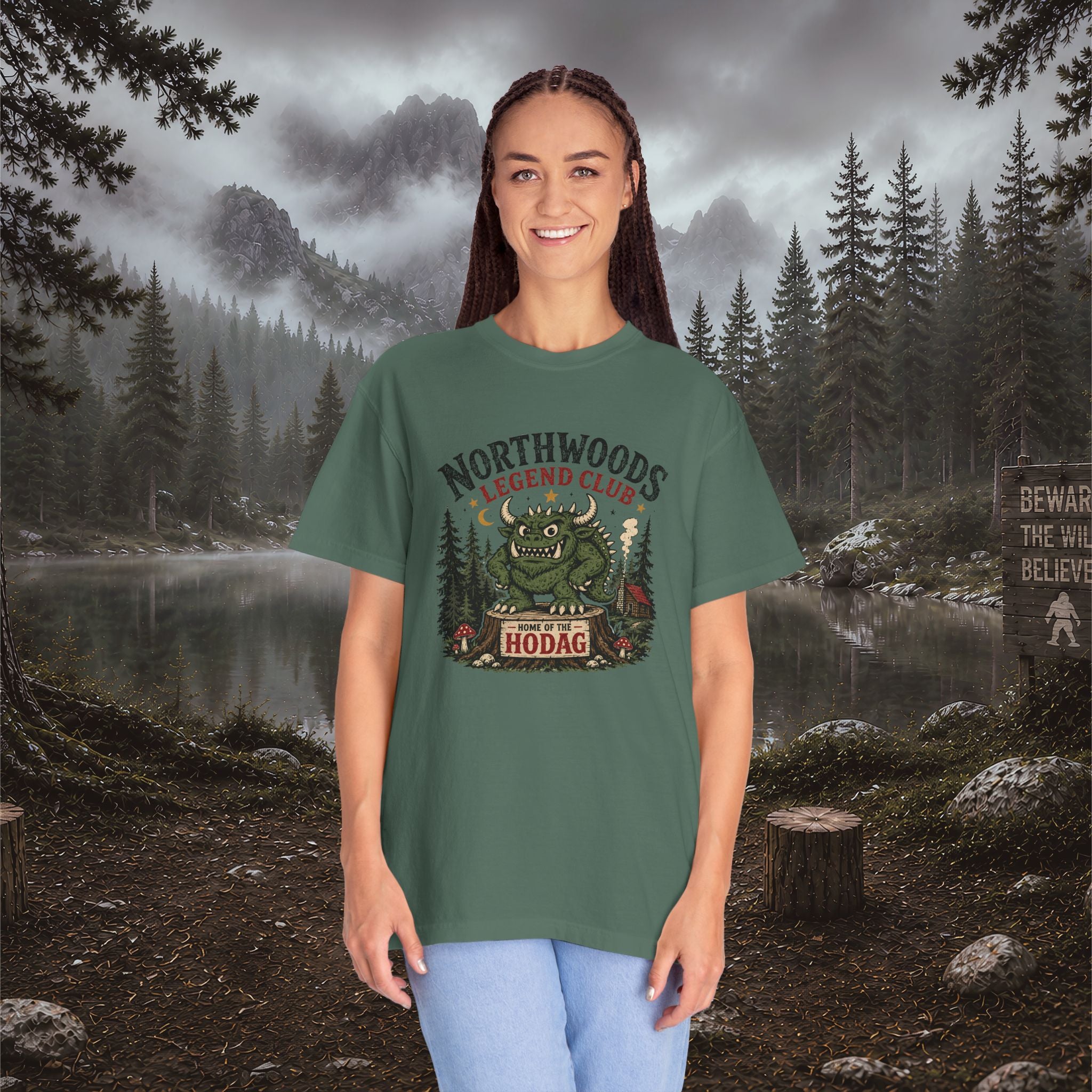 Northwoods Legend Club T-Shirt — Hodag Forest Monster Outdoor Tee
