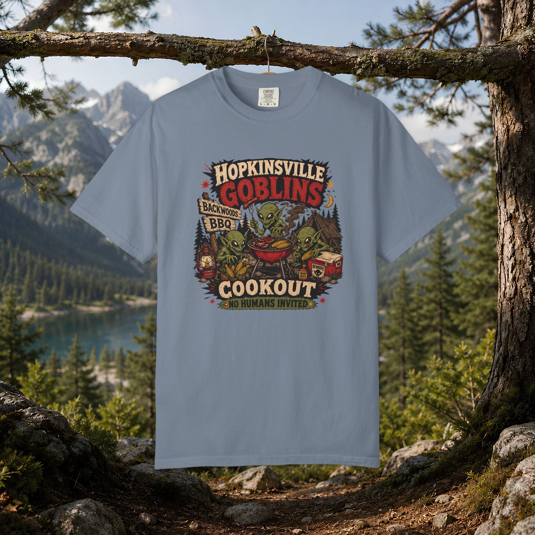 Hopkinsville Goblins Cookout T-Shirt — Funny BBQ Festival Tee