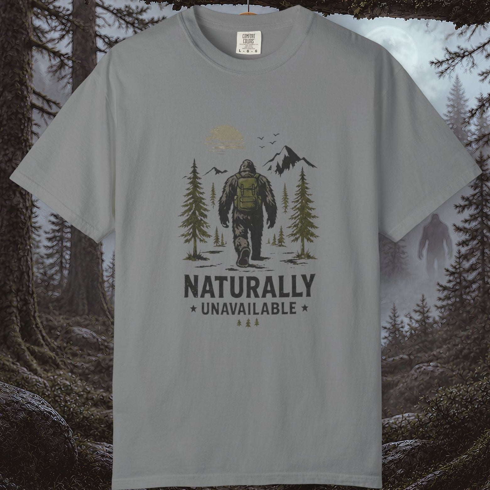 Naturally Unavailable Bigfoot T-Shirt