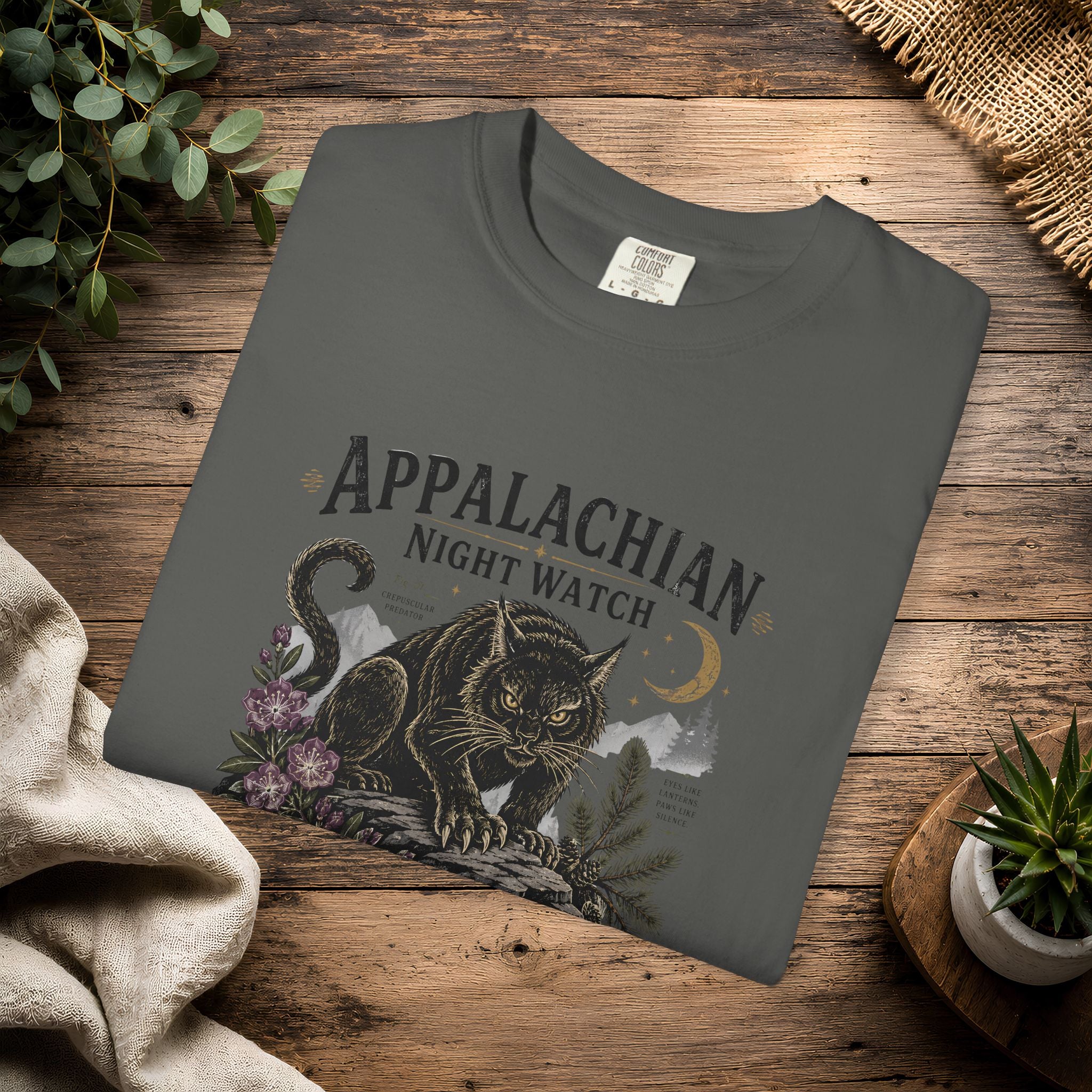 Appalachian Night Watch Wampus Cat T-Shirt