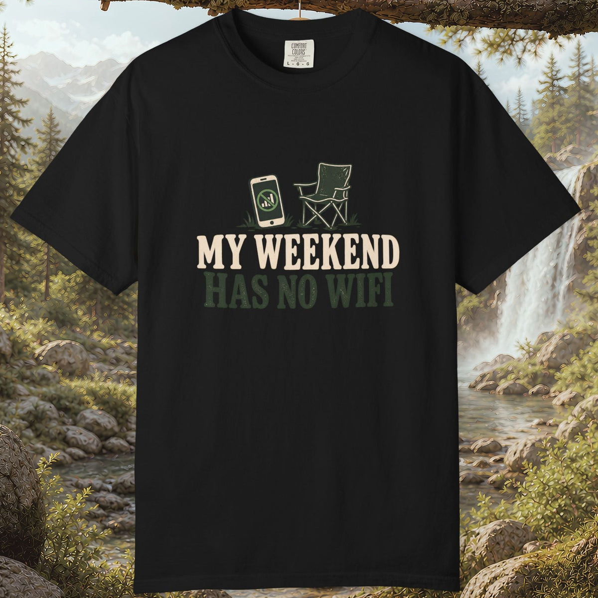 My Weekend Has No WiFi T-Shirt