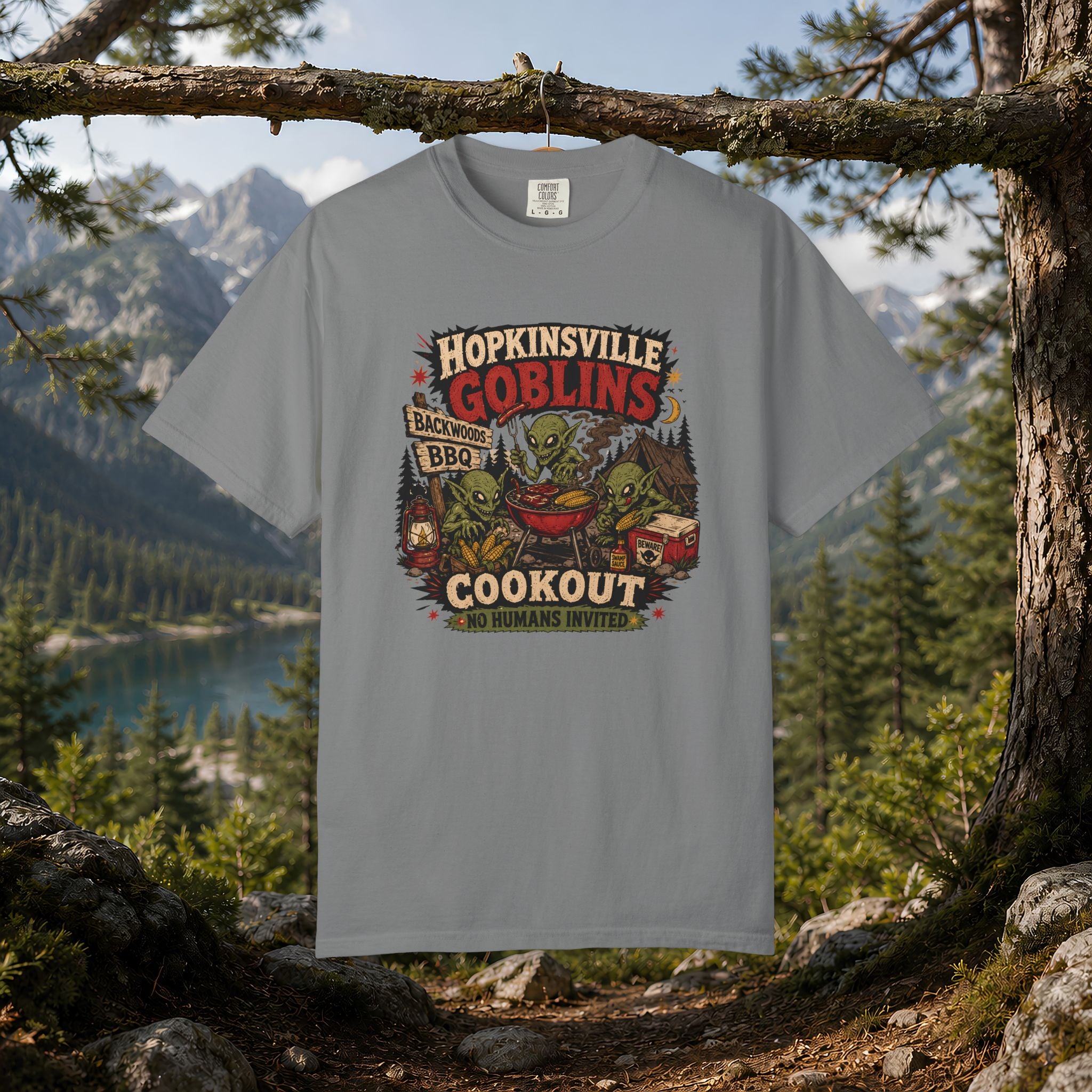 Hopkinsville Goblins Cookout T-Shirt — Funny BBQ Festival Tee